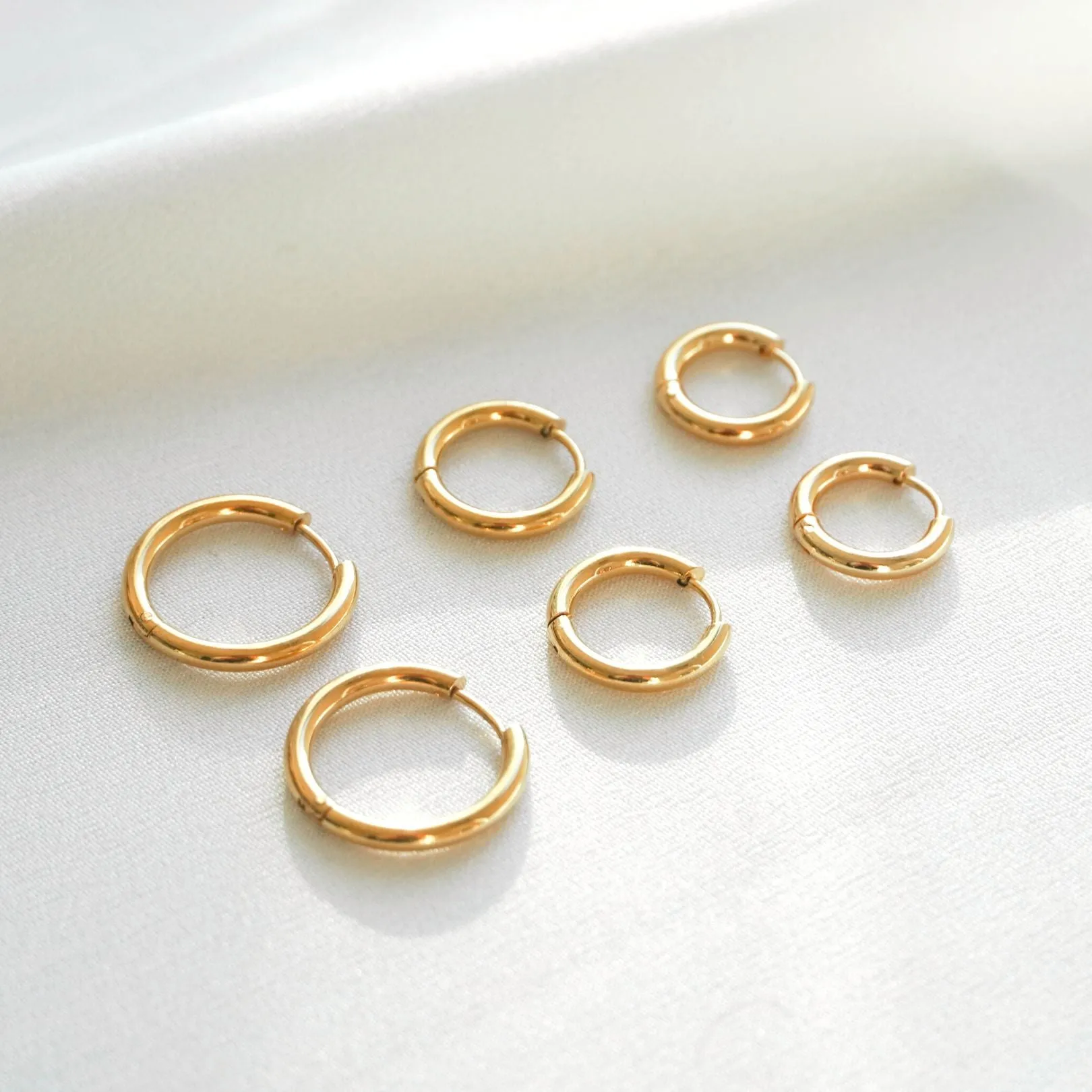 Triple Hoop Earrings Bundle sold by Atolea