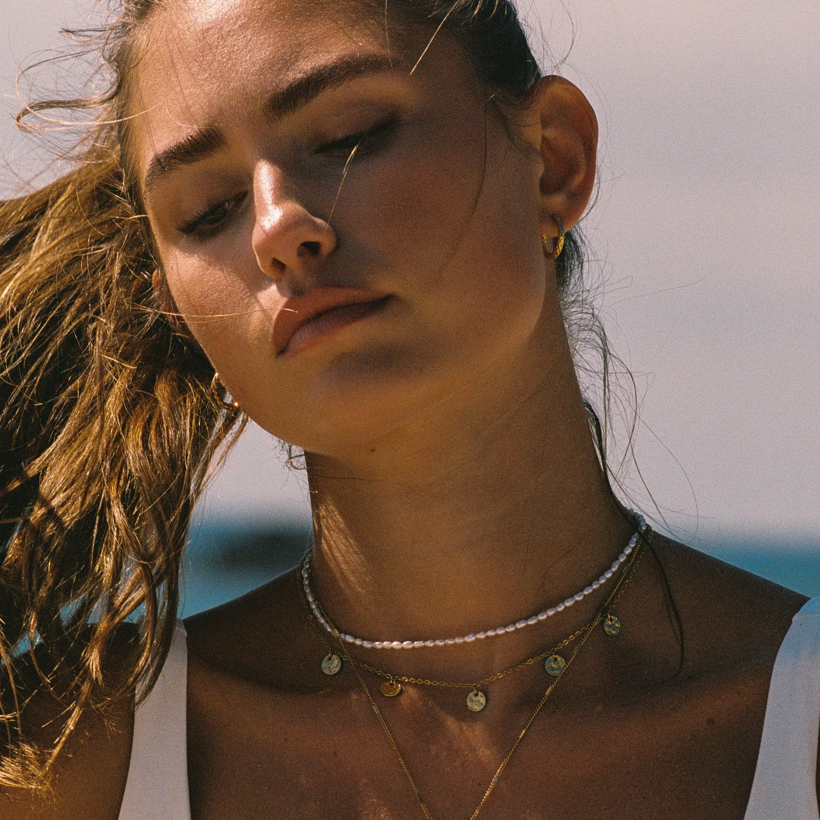 Hammered Hoops Earrings sold by Atolea product image thumbnail 5