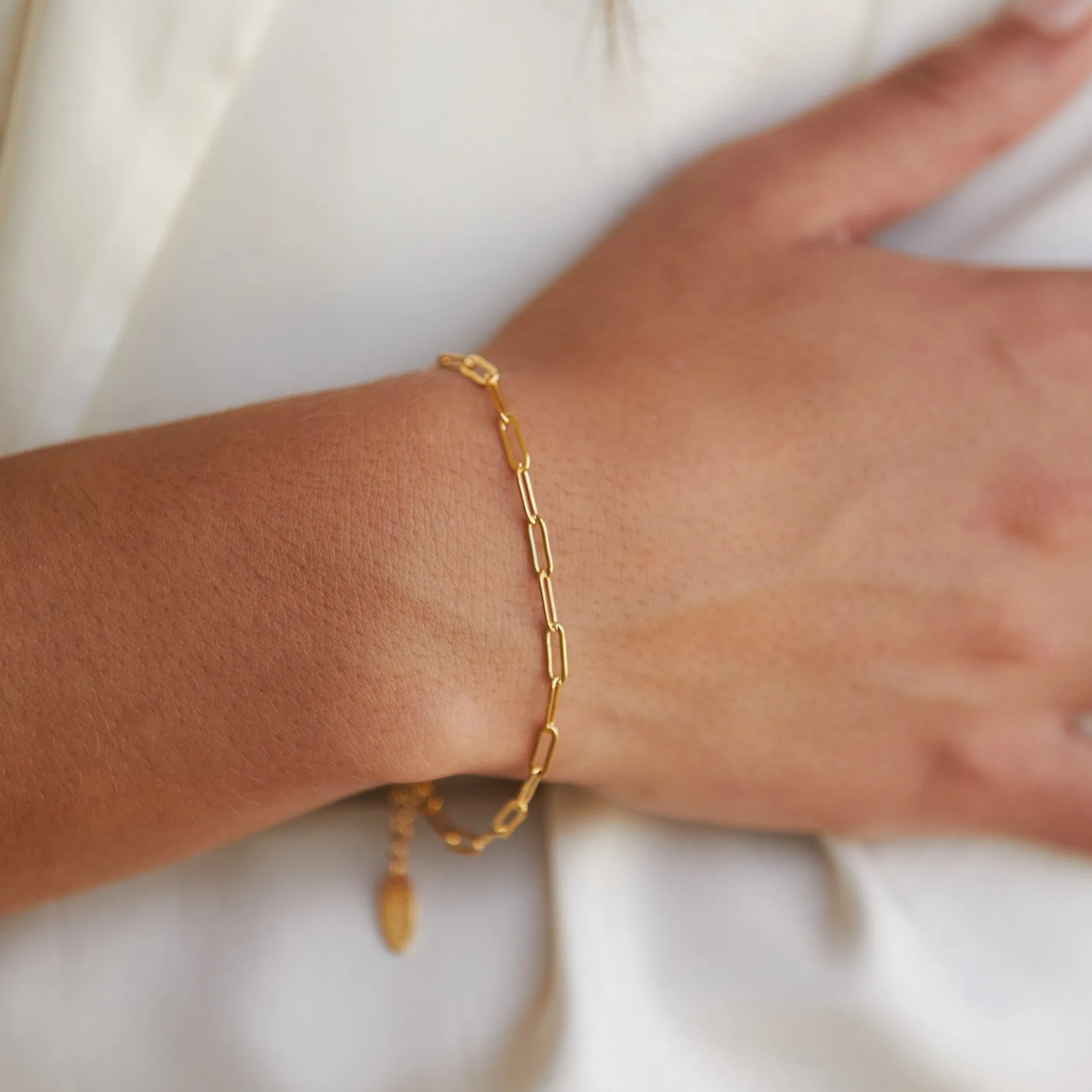 "Cozumel" Paperclip Bracelet sold by Atolea product image thumbnail 3