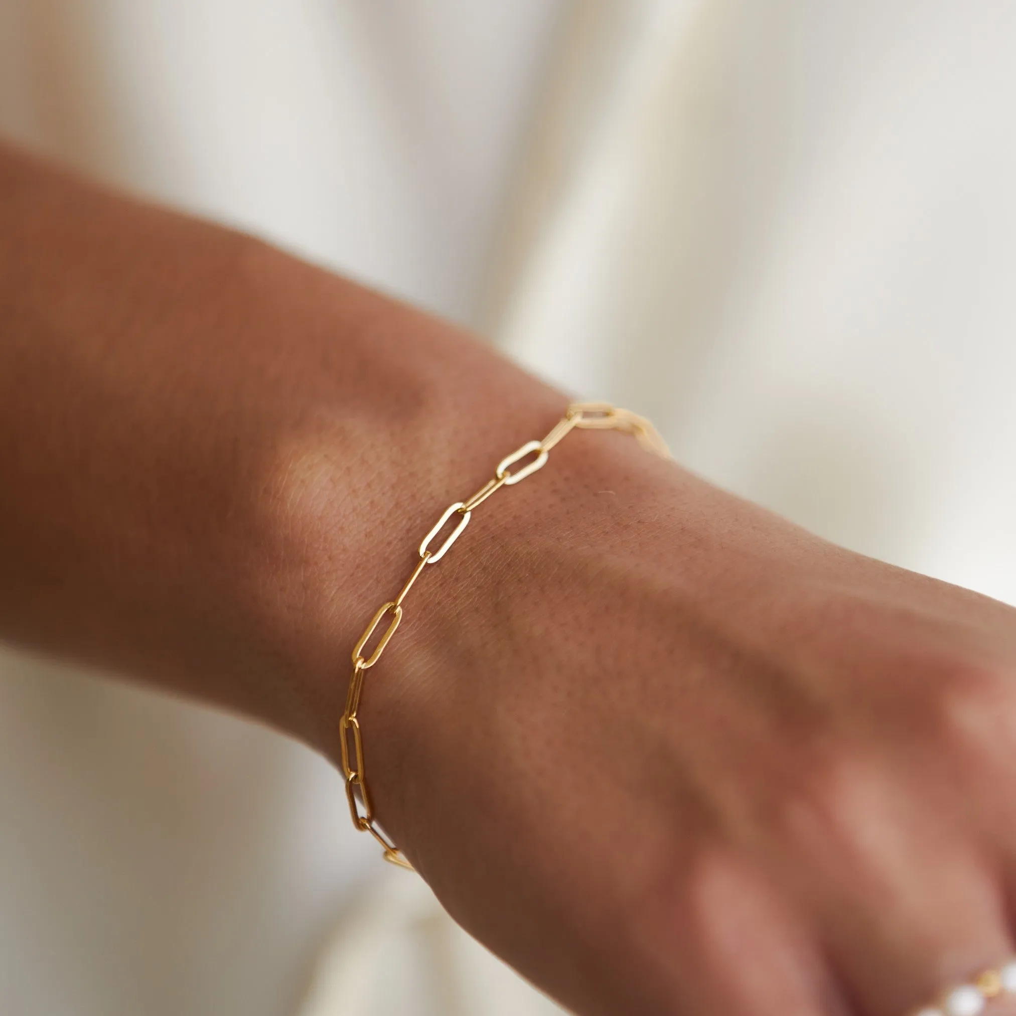 "Cozumel" Paperclip Bracelet sold by Atolea