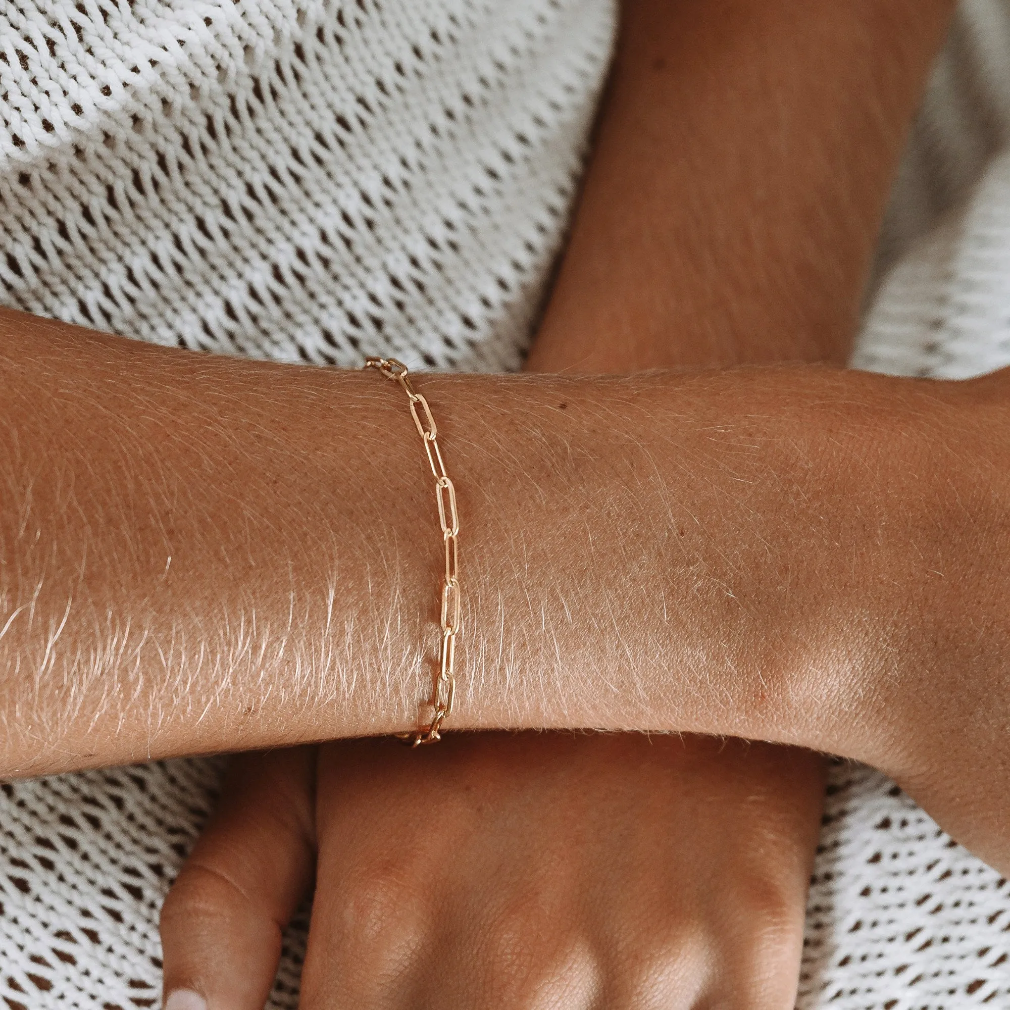 "Cozumel" Paperclip Bracelet sold by Atolea product image thumbnail 2