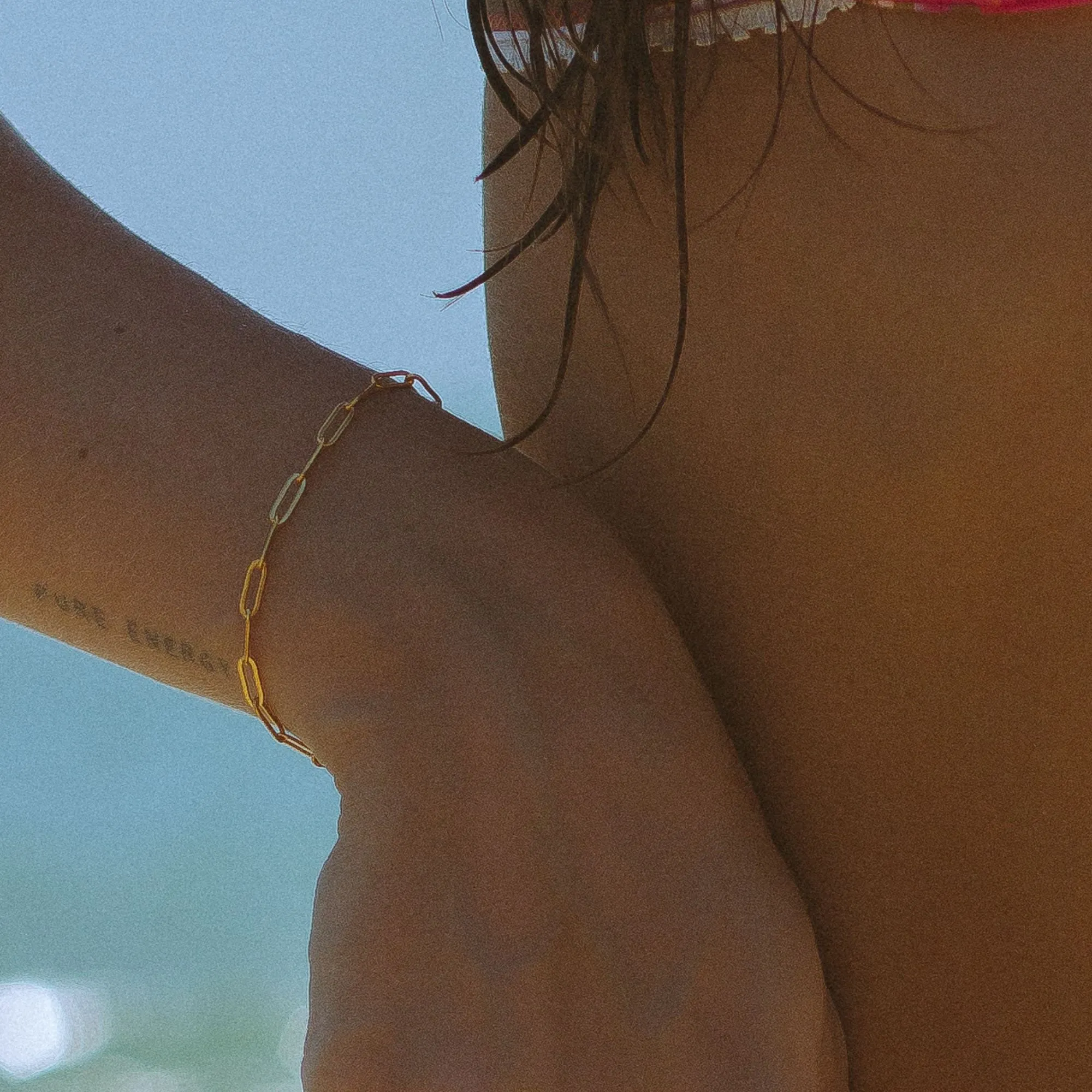 "Cozumel" Paperclip Bracelet sold by Atolea product image thumbnail 4