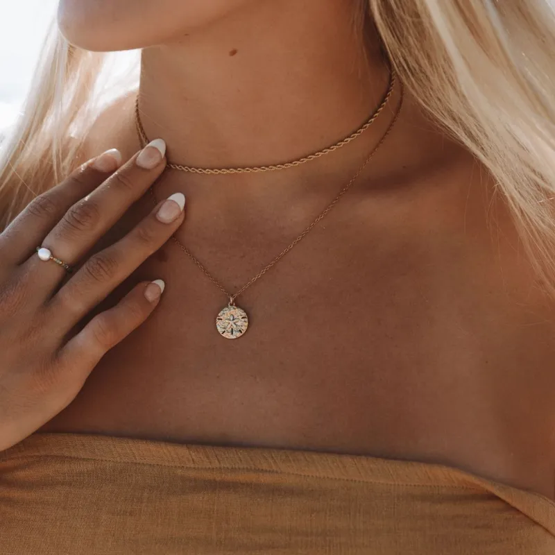 Sand Dollar Necklace made by Atolea