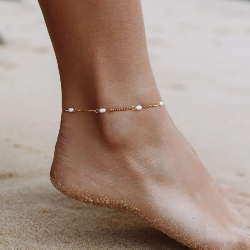 Freshwater Pearls Anklet sold by Atolea