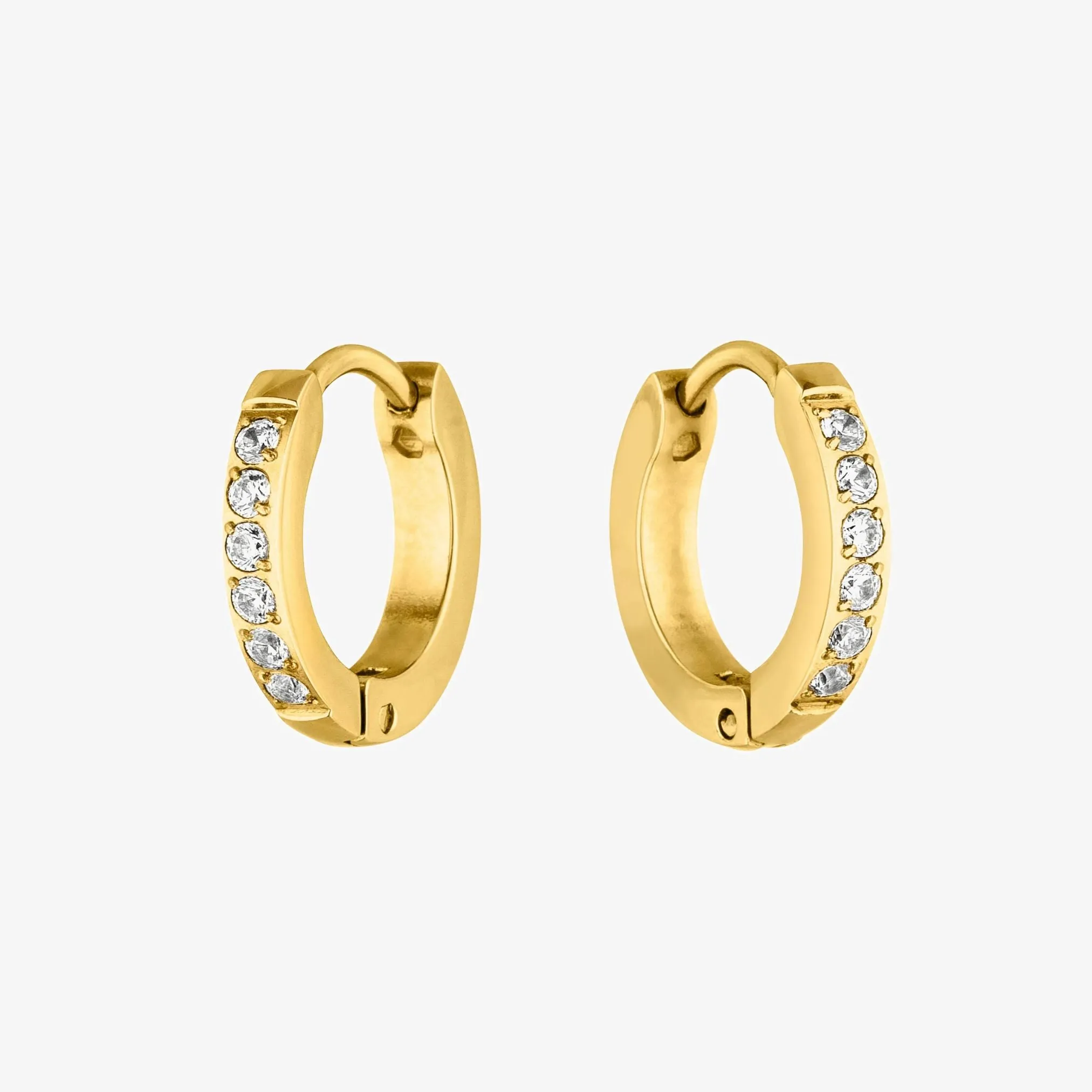 Tiny Gold Hoop Earrings sold by Atolea product image thumbnail 4