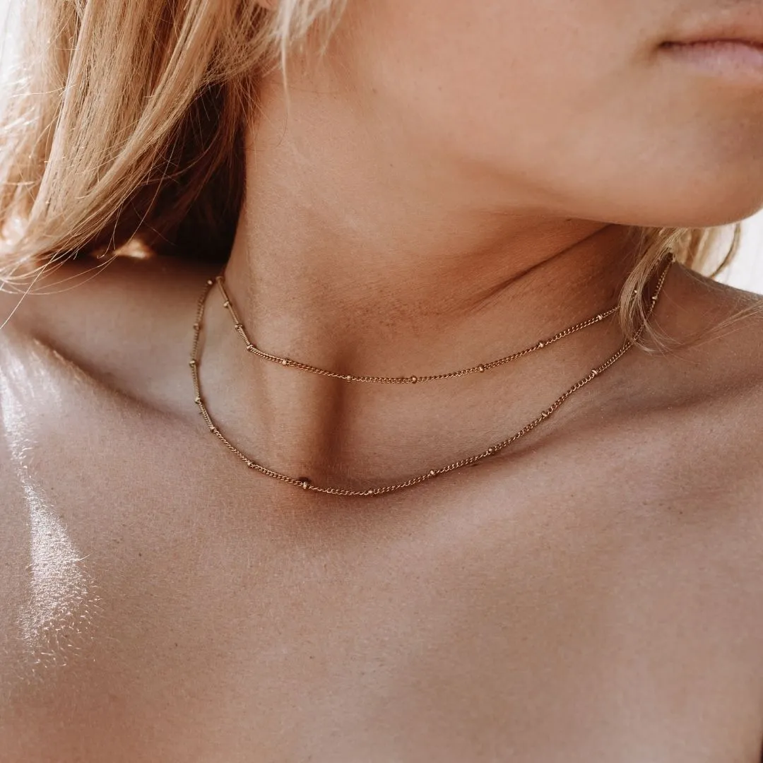 "Ornos" Layered Choker Necklace sold by Atolea