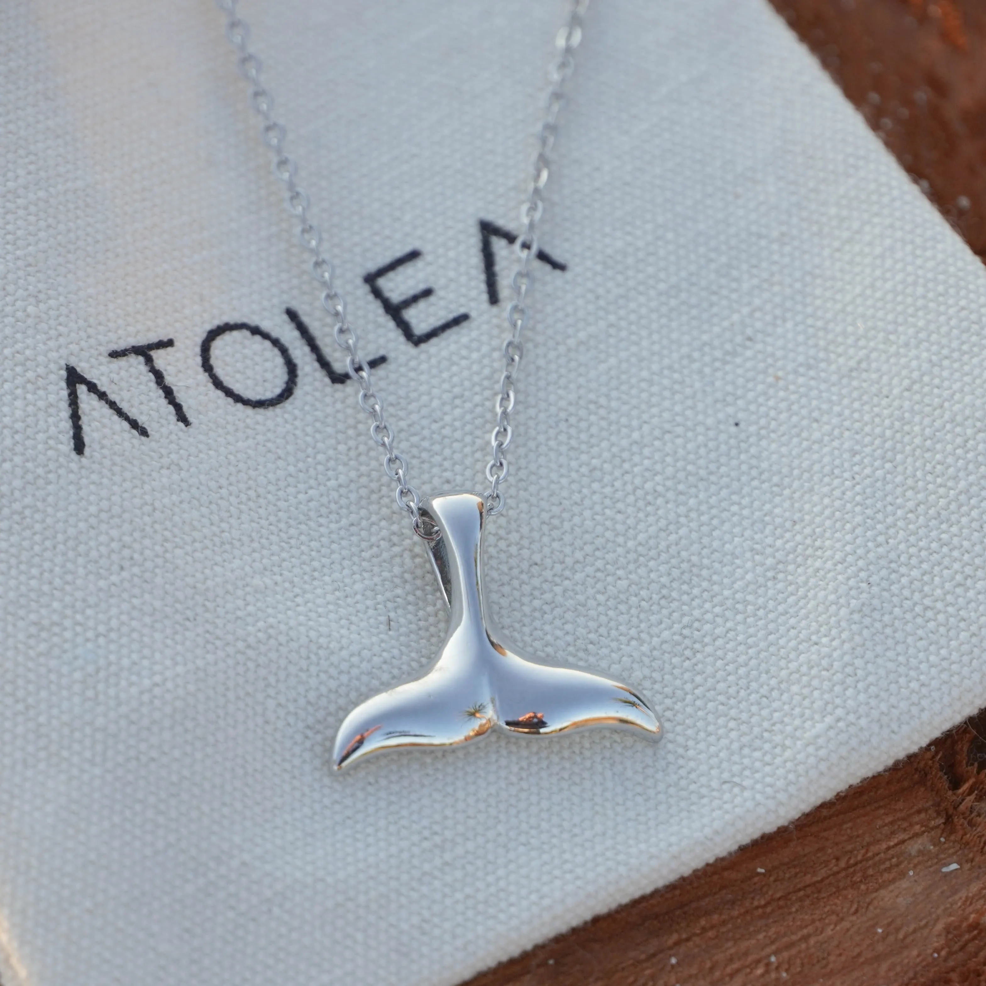 Whale Tail Necklace sold by Atolea product image thumbnail 5