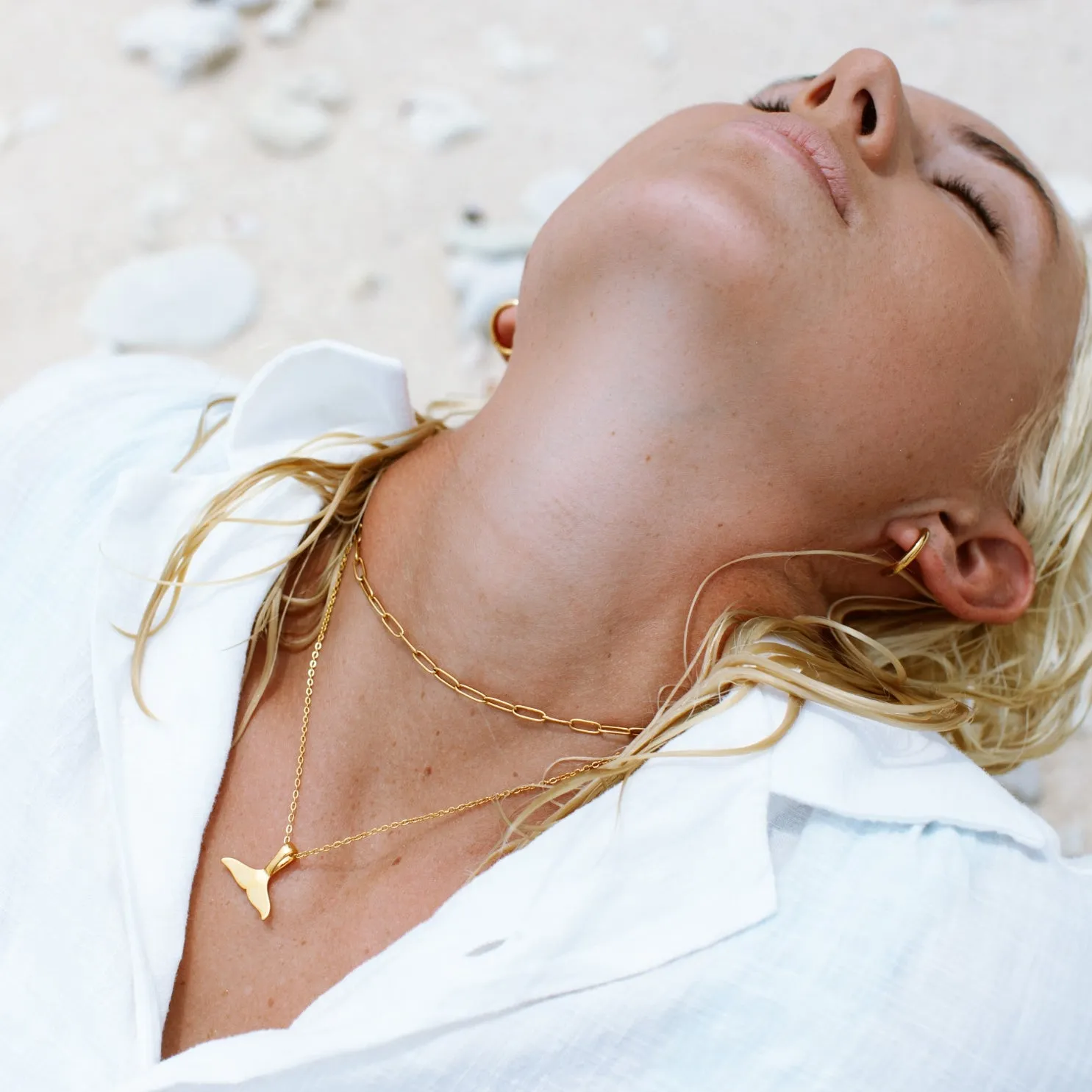 Whale Tail Necklace sold by Atolea product image thumbnail 2
