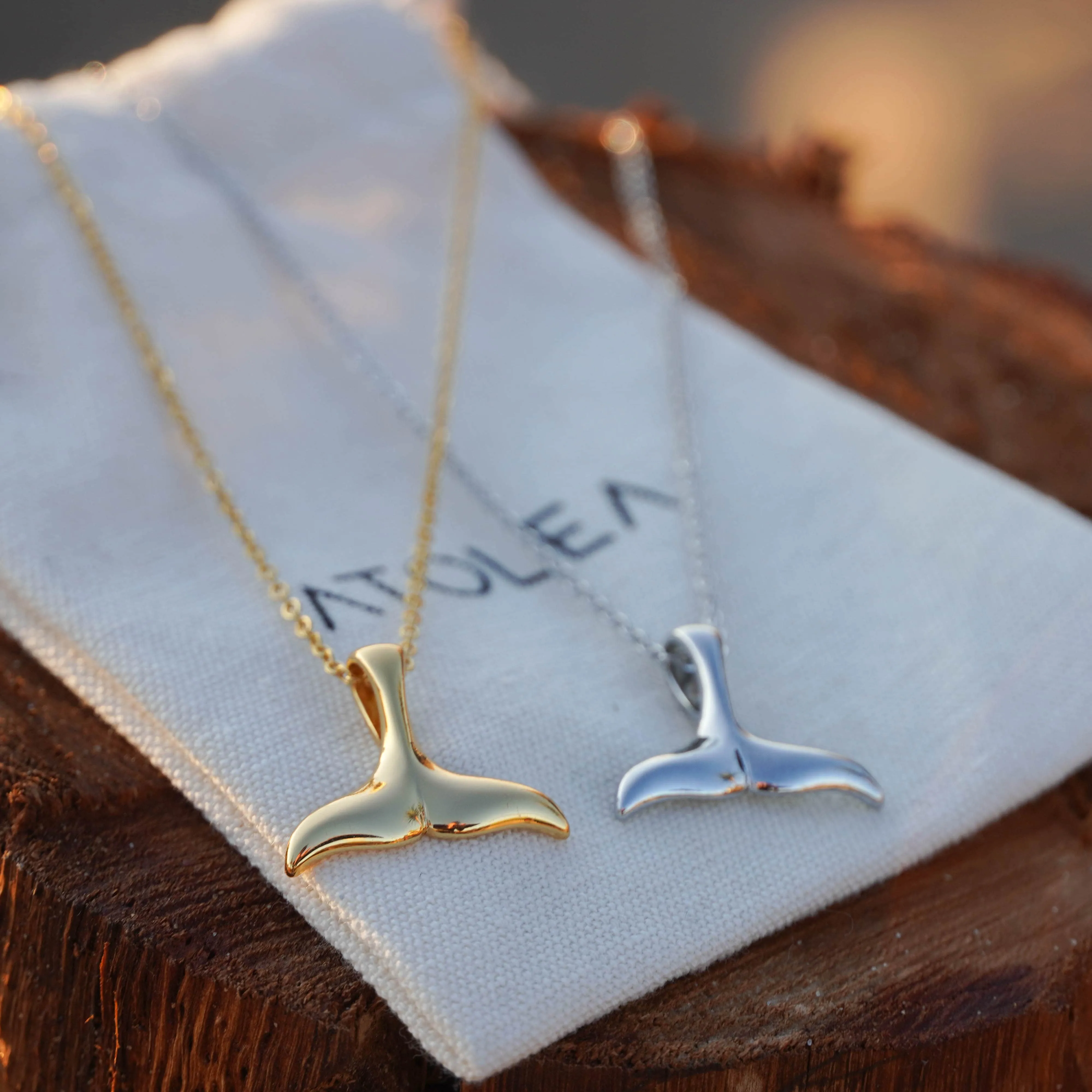 Whale Tail Necklace sold by Atolea product image thumbnail 4