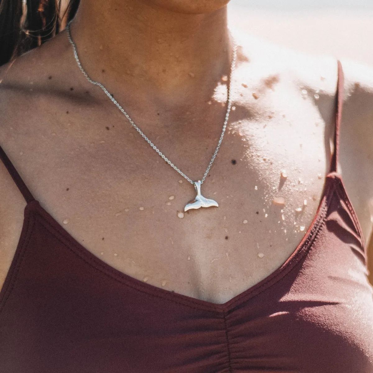 Whale Tail Necklace sold by Atolea product image thumbnail 3
