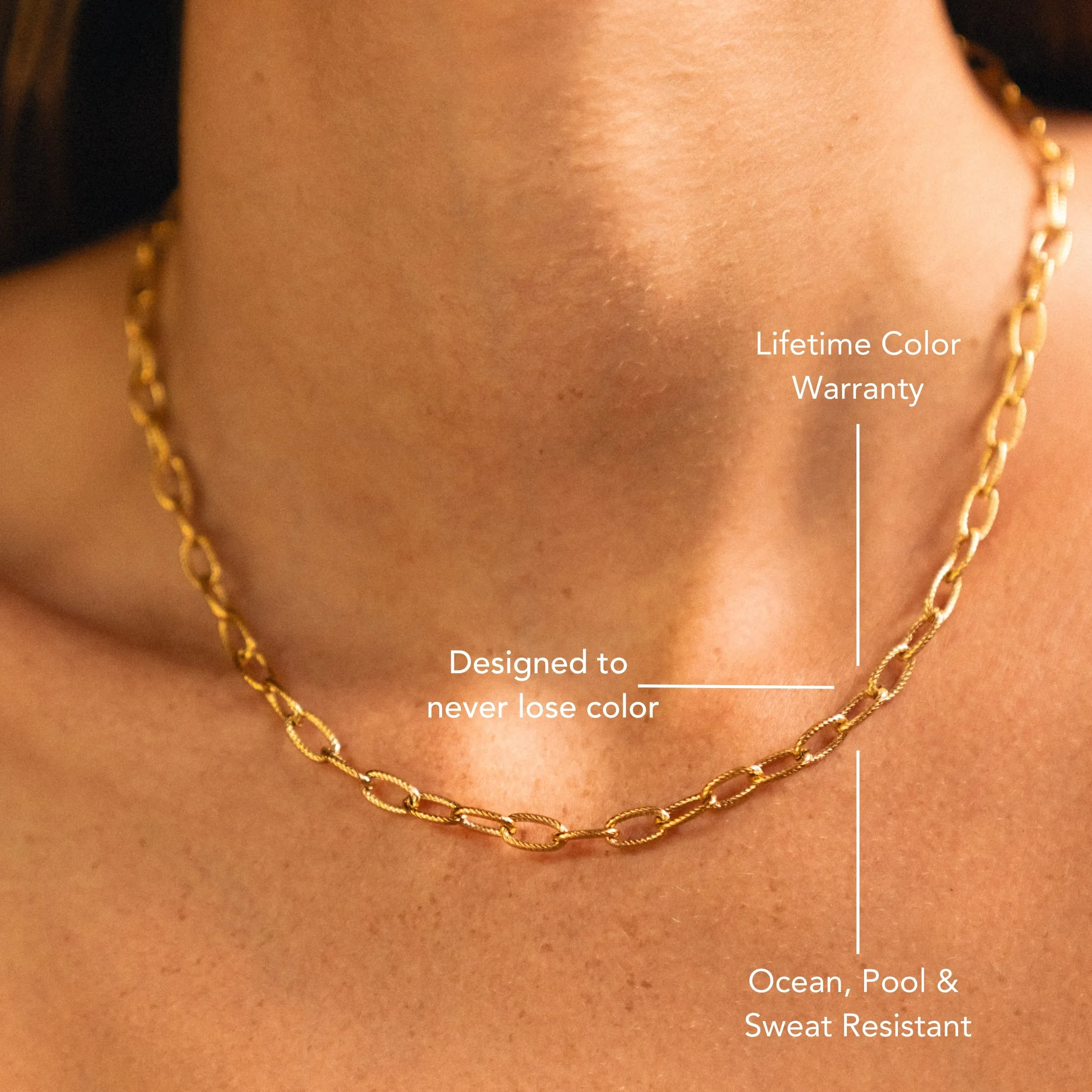 Paperclip Toggle Choker sold by Atolea product image thumbnail 5