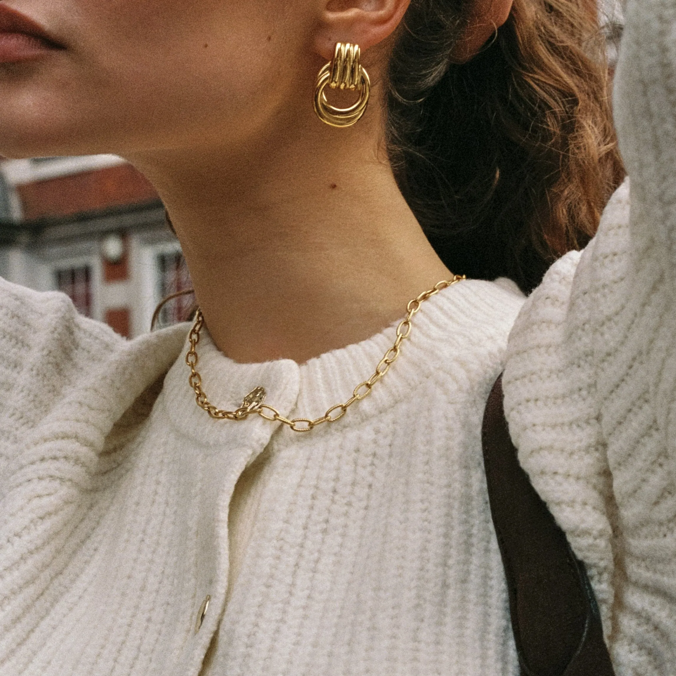 Paperclip Toggle Choker sold by Atolea product image thumbnail 4