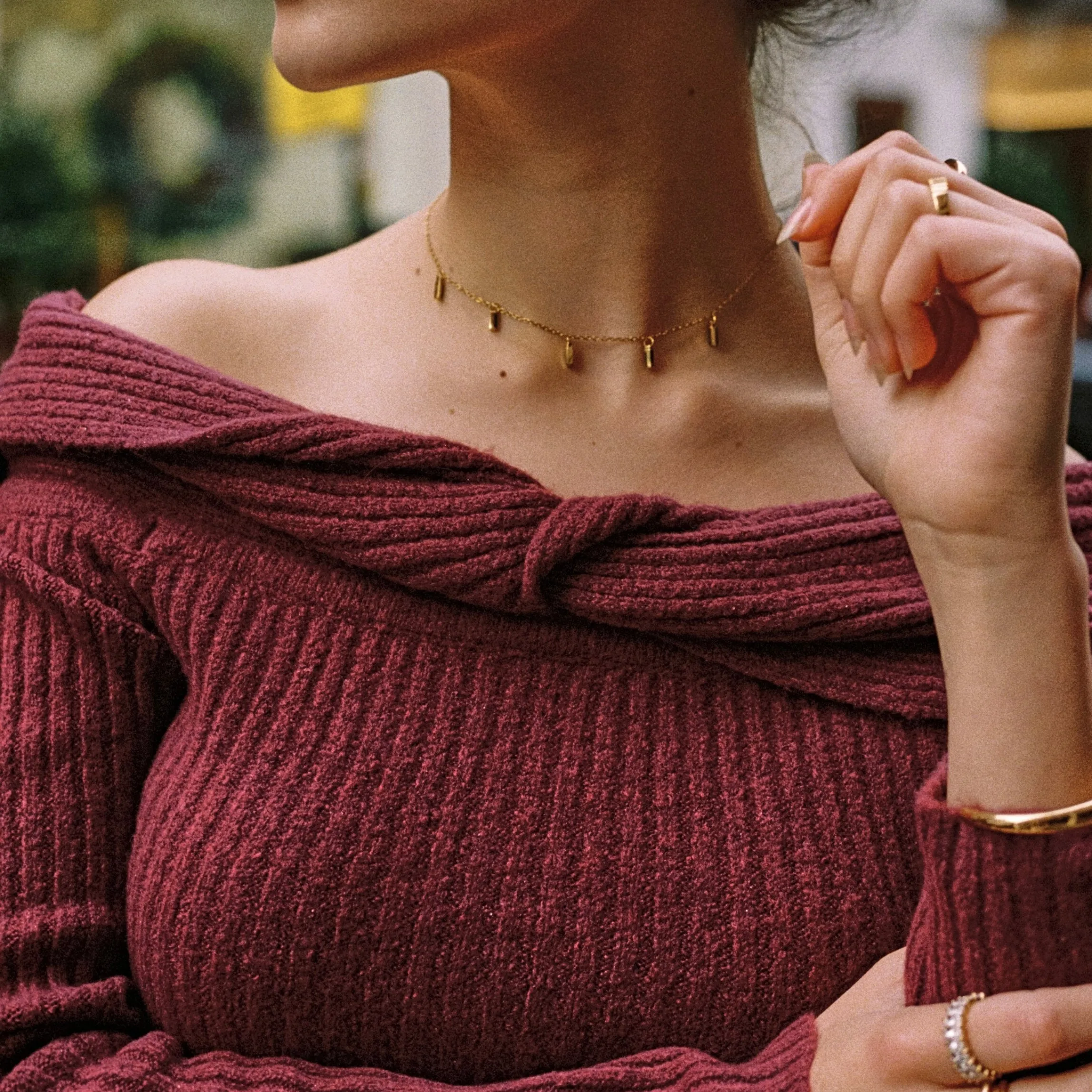 Rain of Emeralds Choker sold by Atolea product image thumbnail 3