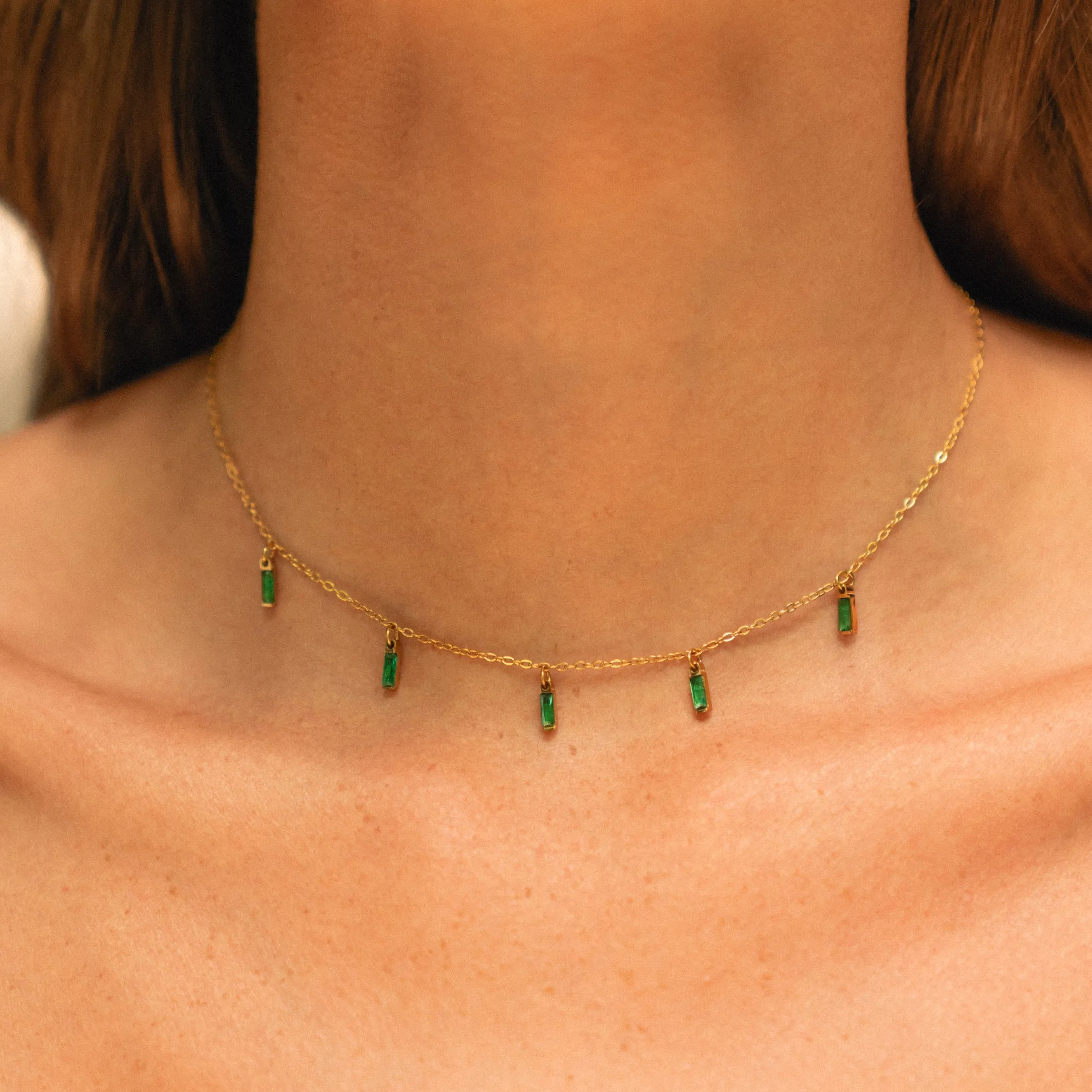 Rain of Emeralds Choker sold by Atolea product image thumbnail 4