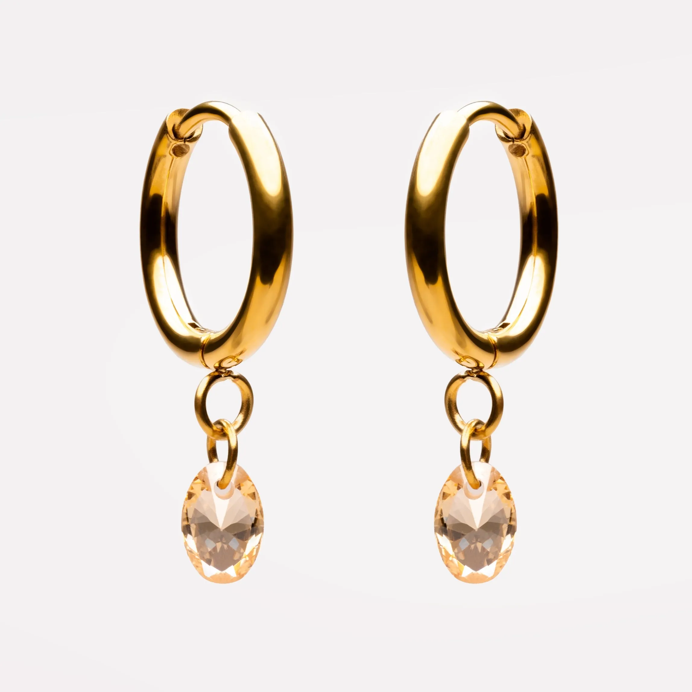 Rosé Drop Earrings sold by Atolea product image thumbnail 3