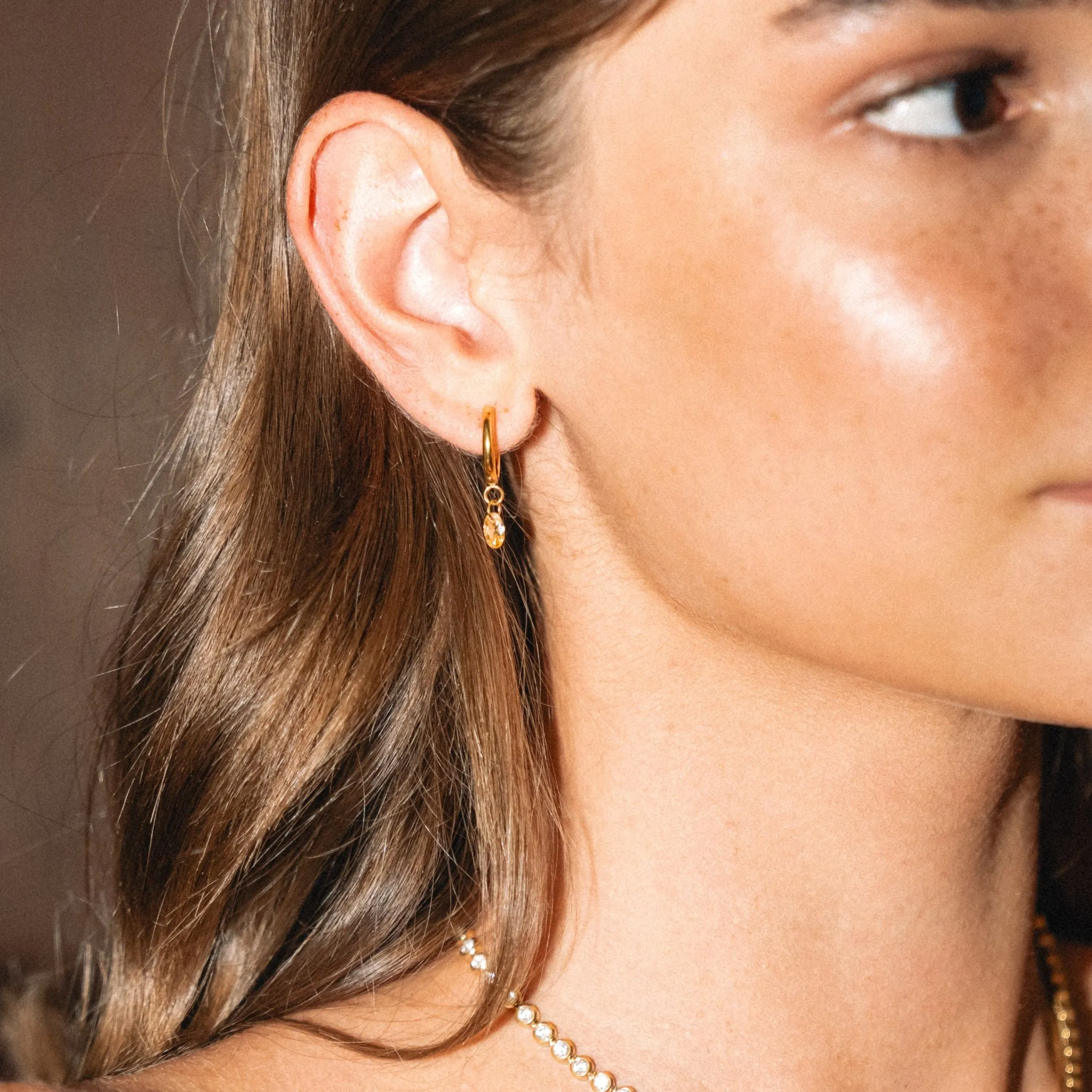 Rosé Drop Earrings sold by Atolea product image thumbnail 4