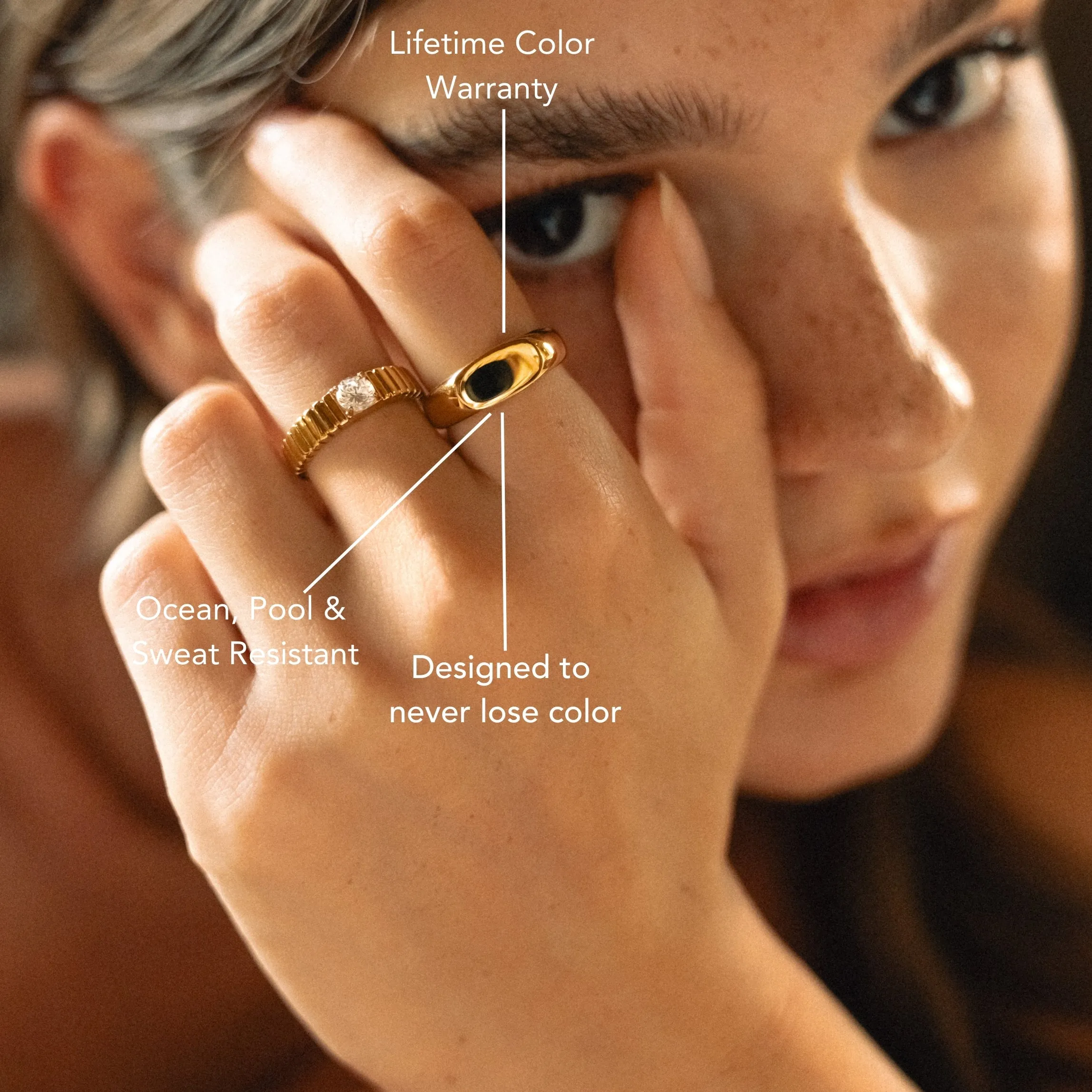 Everyday Signet Ring sold by Atolea product image thumbnail 5