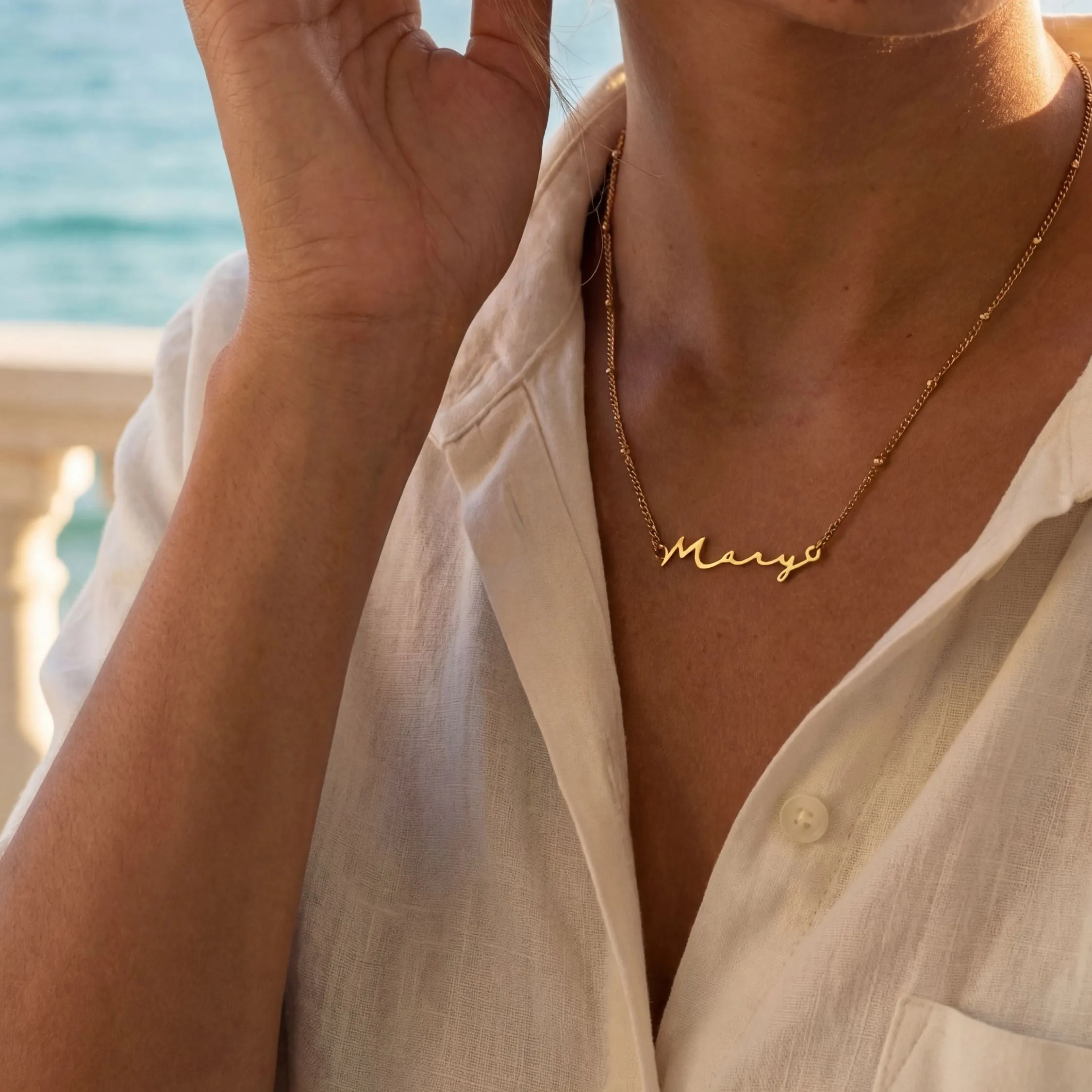 Name Necklace sold by Atolea product image thumbnail 2