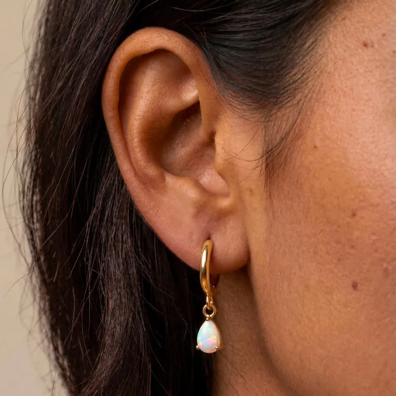 Opal Hoops made by Atolea