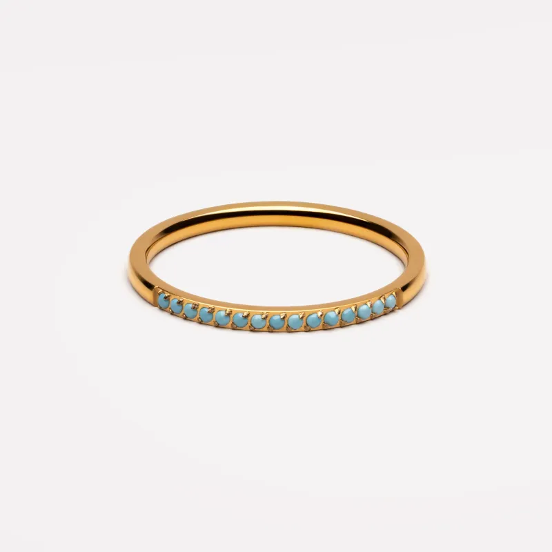 Turquoise Fine Ring made by Atolea