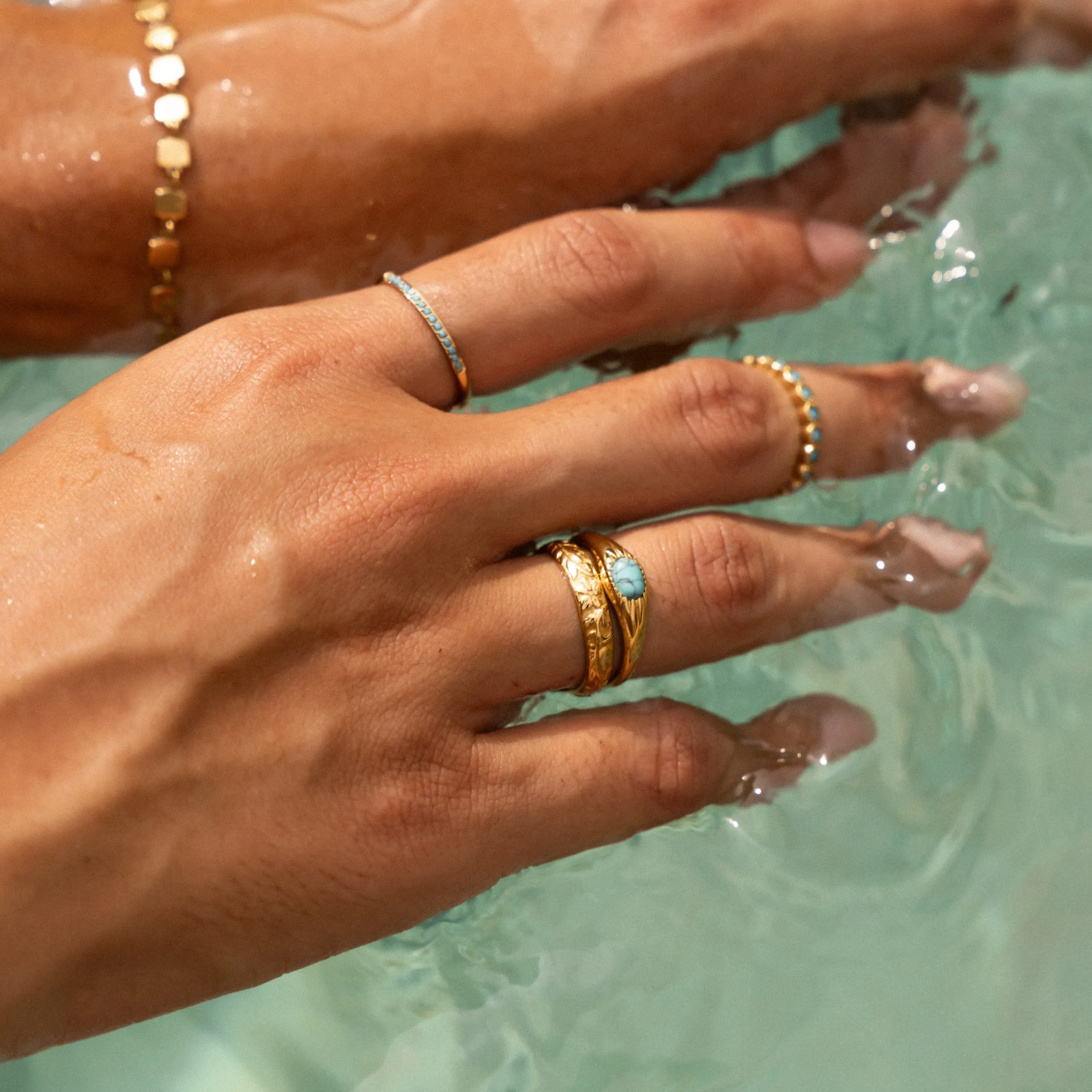 Turquoise Fine Ring sold by Atolea product image thumbnail 4