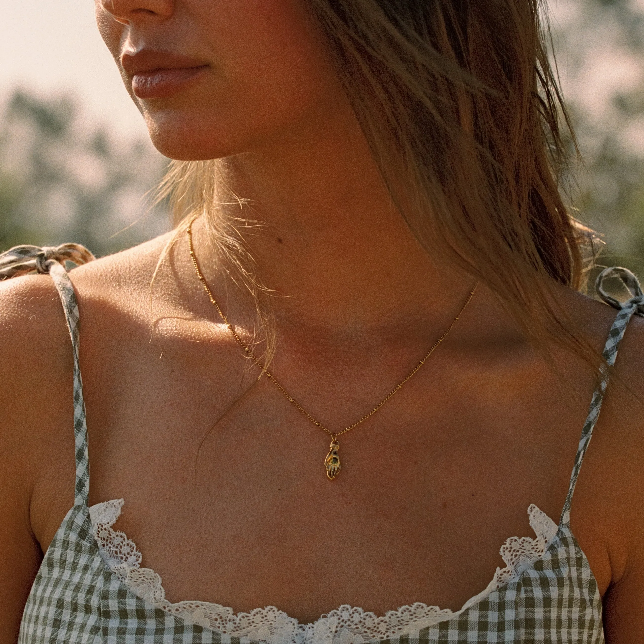 Guardian Hand Necklace sold by Atolea product image thumbnail 4