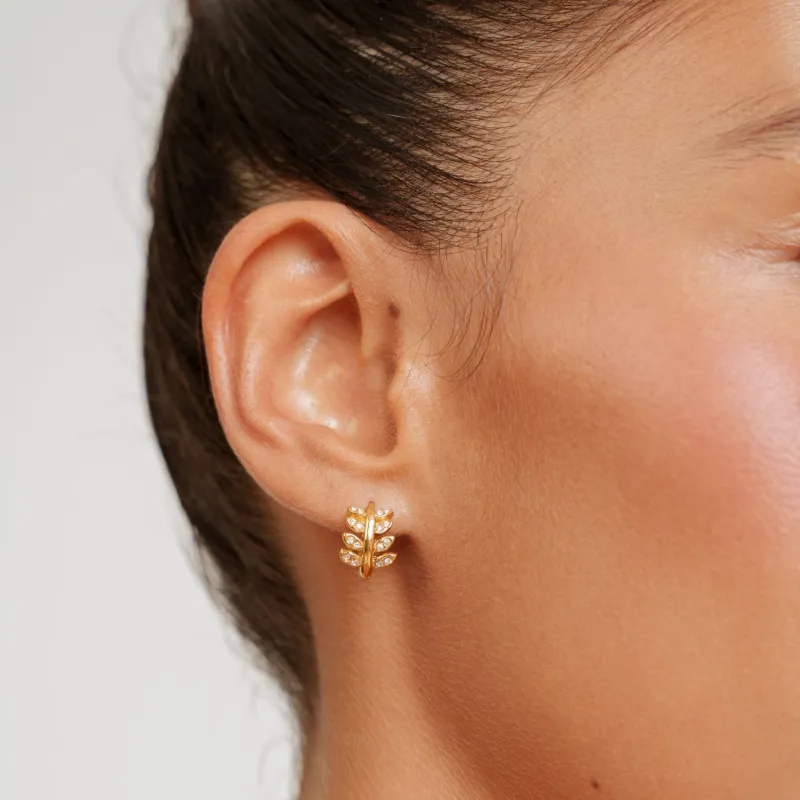 Laurel Hoops Earrings made by Atolea
