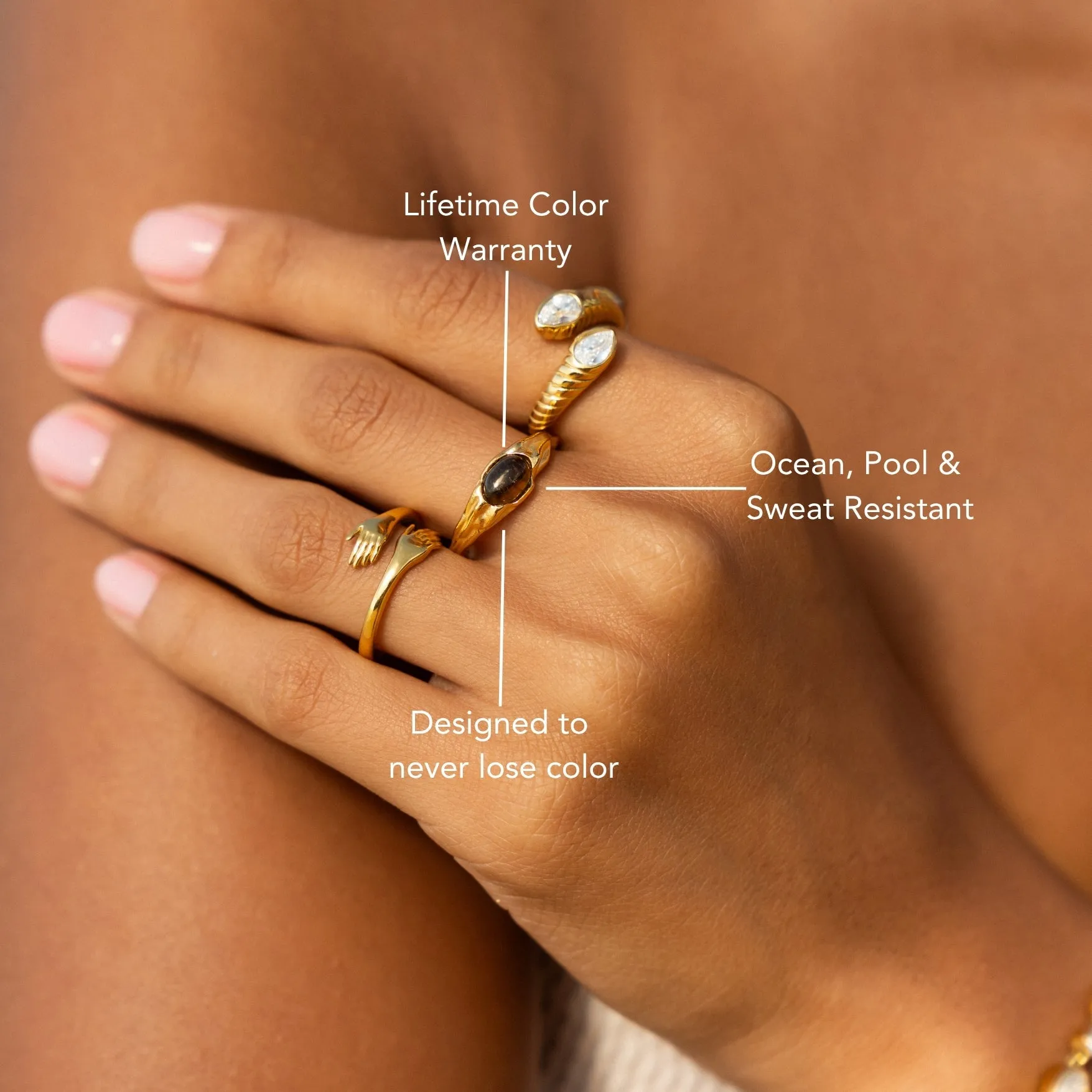 Tiger Eye Ring sold by Atolea product image thumbnail 3