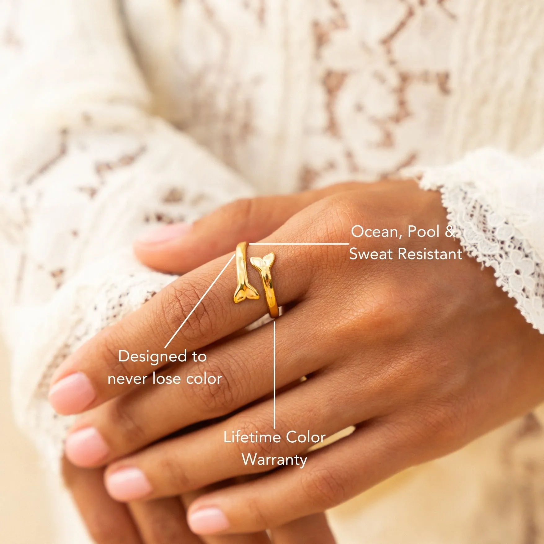 Whale Tail Ring sold by Atolea product image thumbnail 4