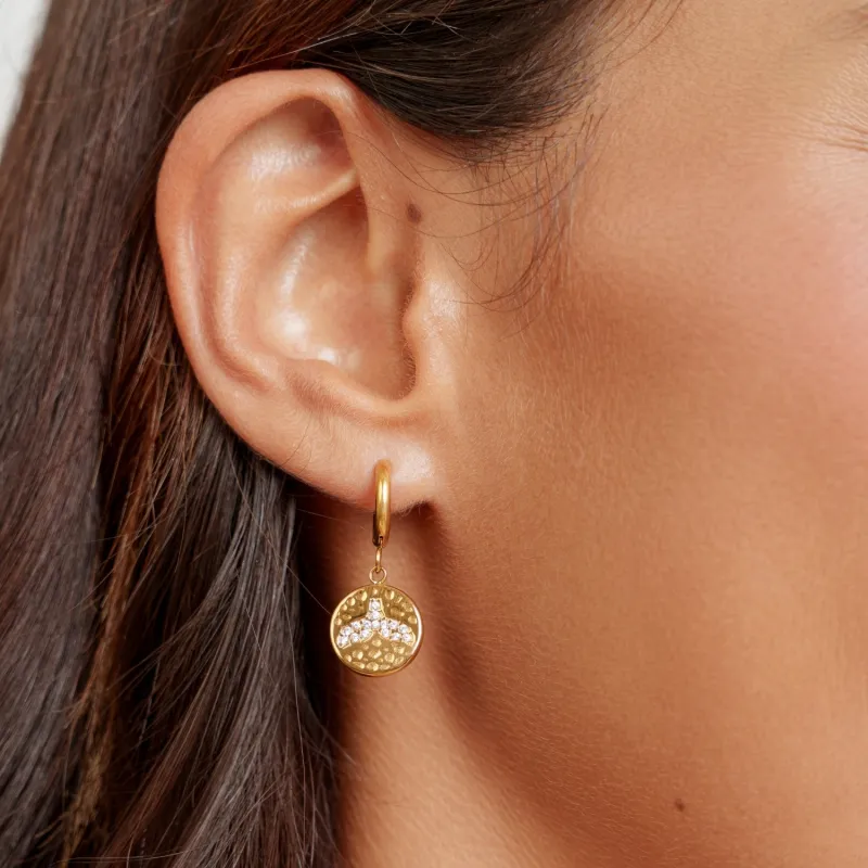 Whale Tail Earrings made by Atolea