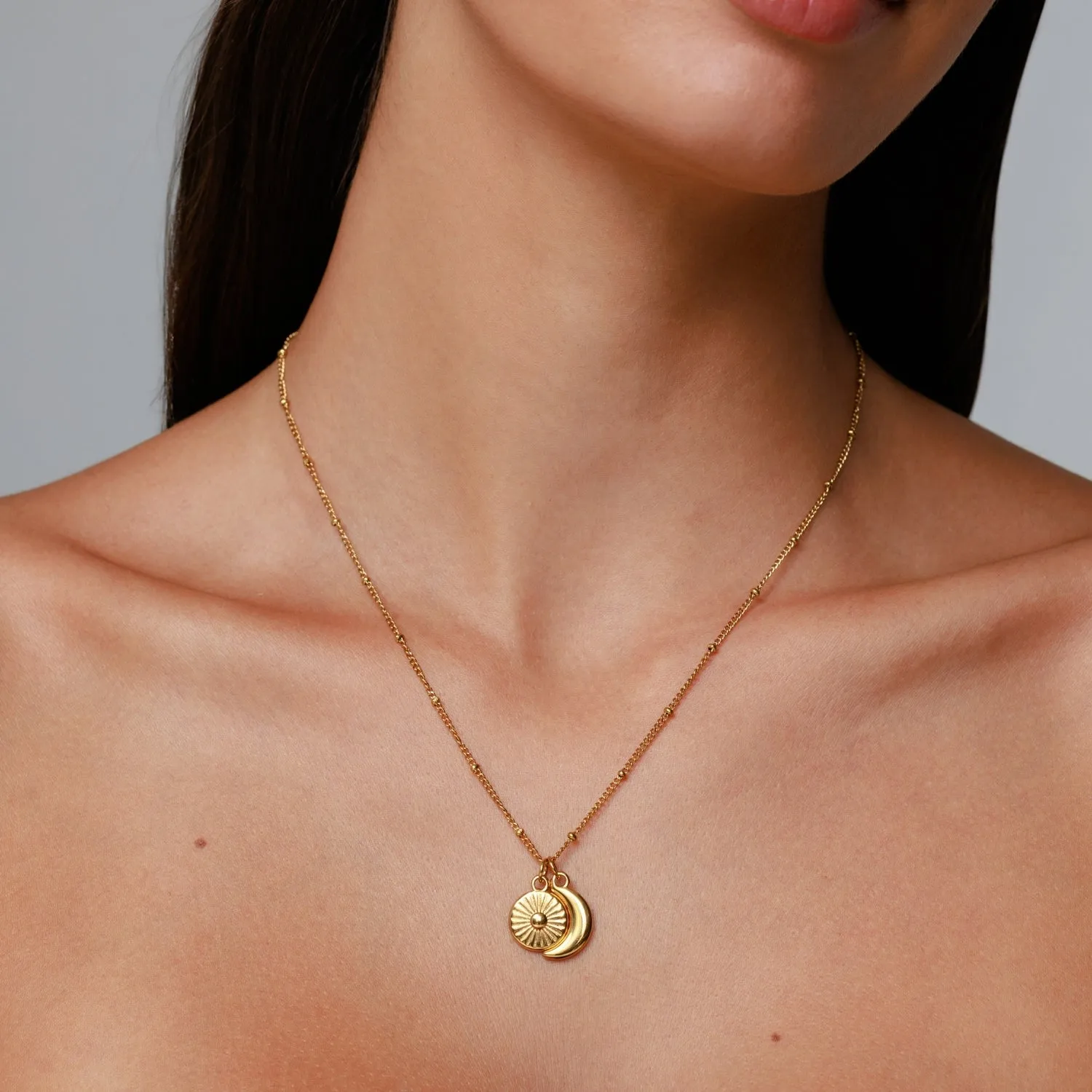 Moon & Sun Necklace sold by Atolea product image thumbnail 4