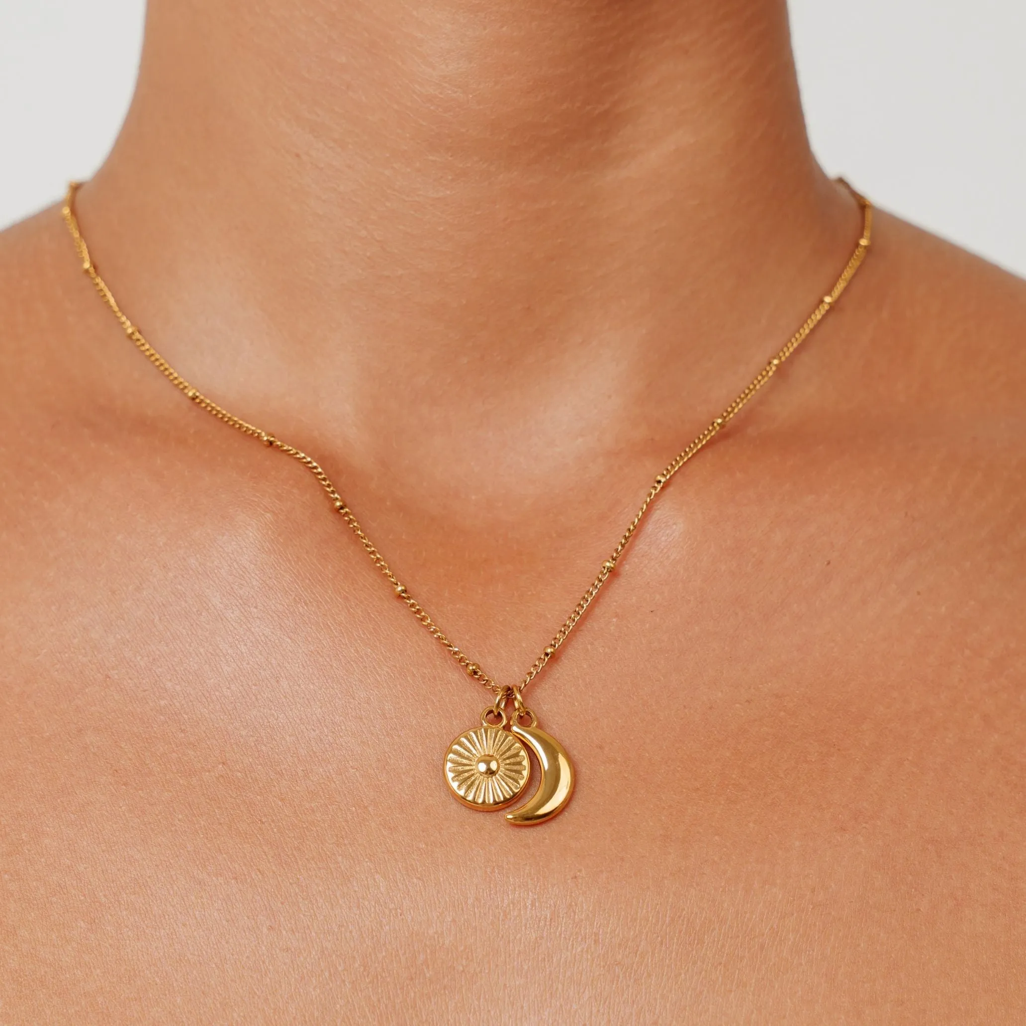Moon & Sun Necklace sold by Atolea product image thumbnail 2