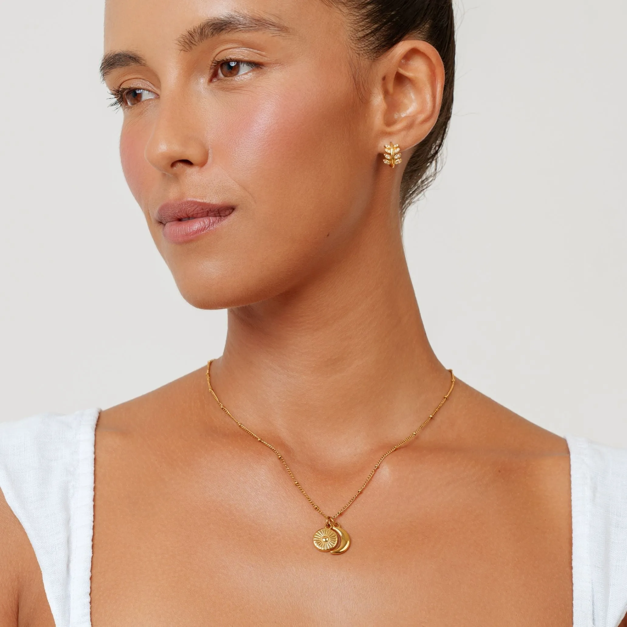 Moon & Sun Necklace sold by Atolea product image thumbnail 5