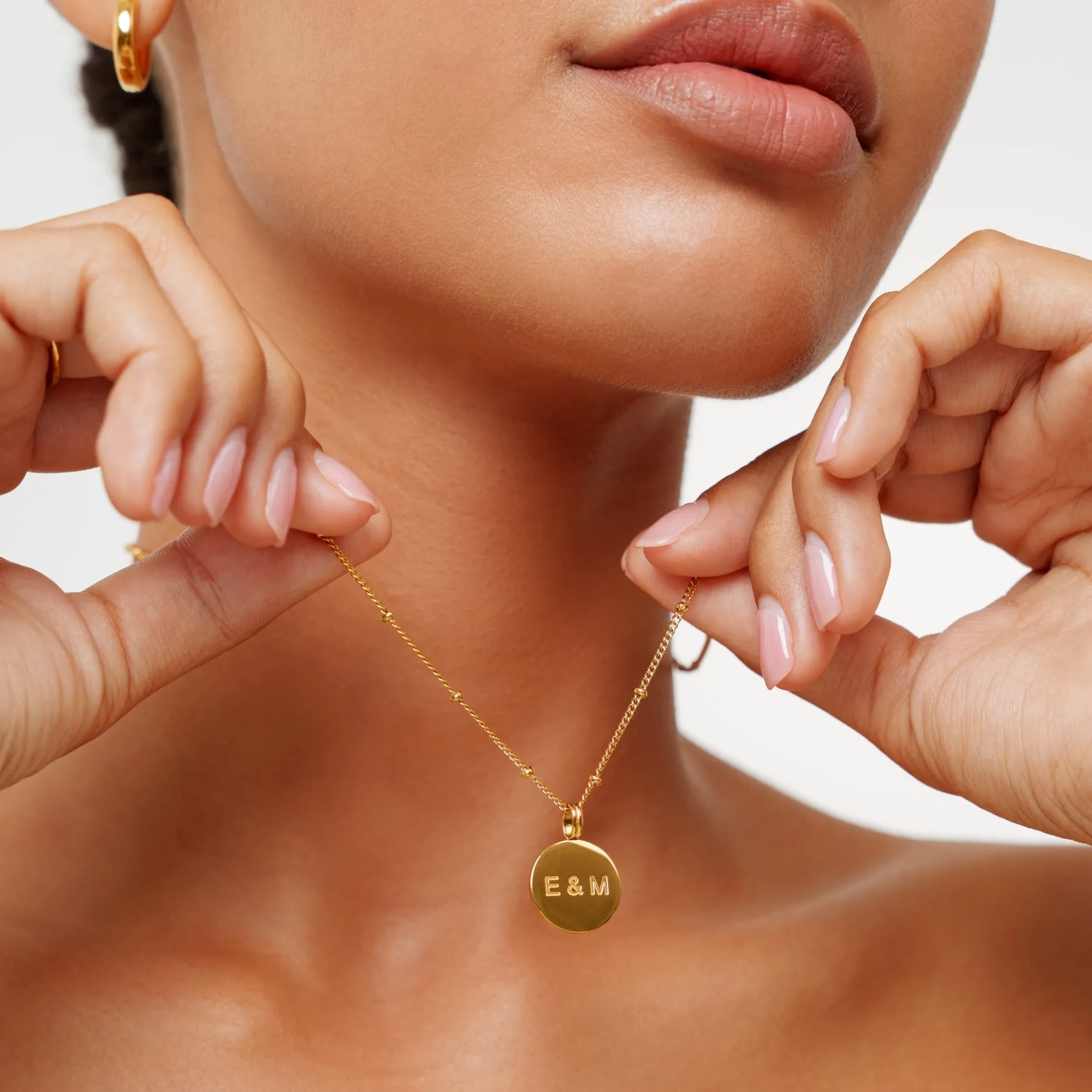 Dainty Medallion Necklace sold by Atolea product image thumbnail 4
