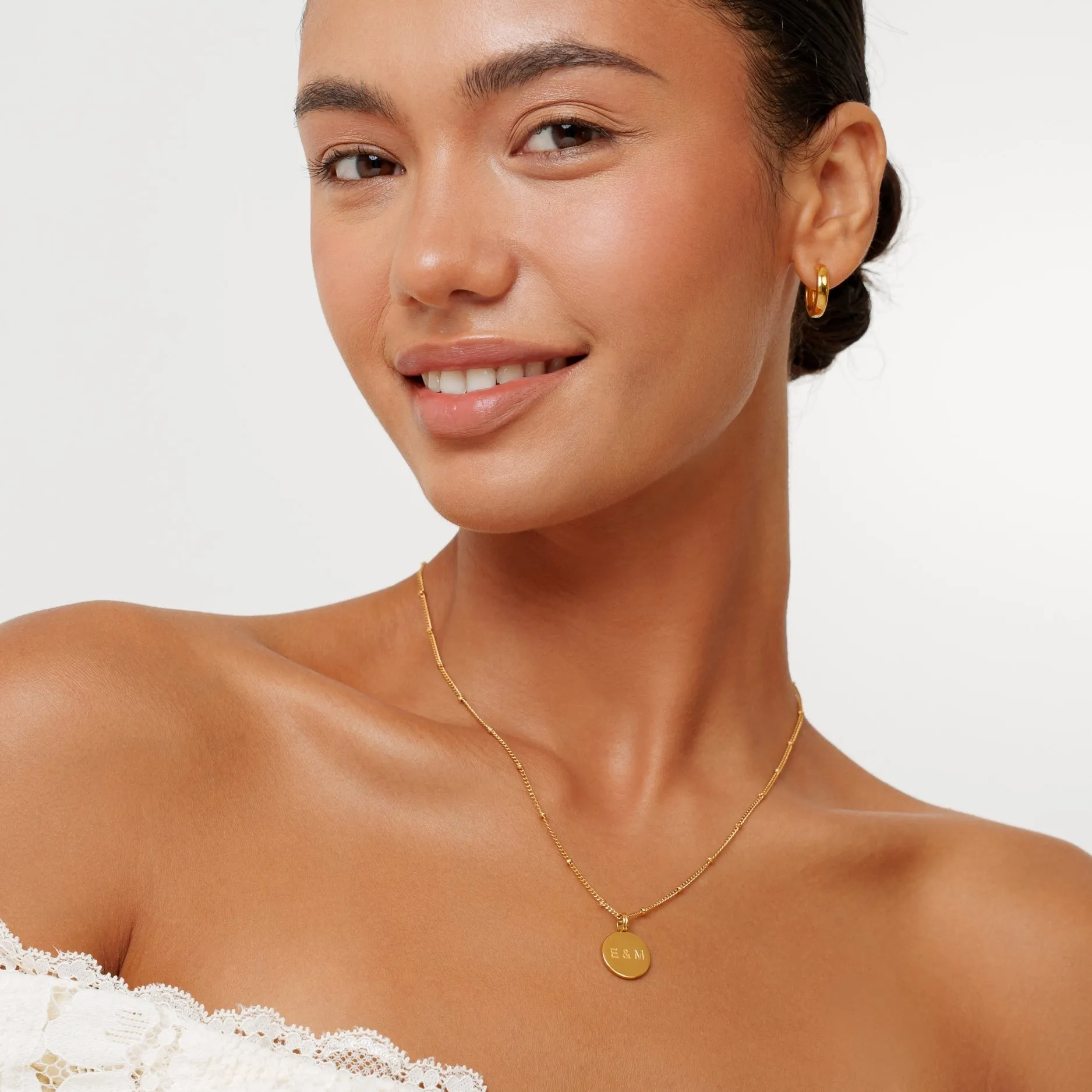 Dainty Medallion Necklace sold by Atolea product image thumbnail 5