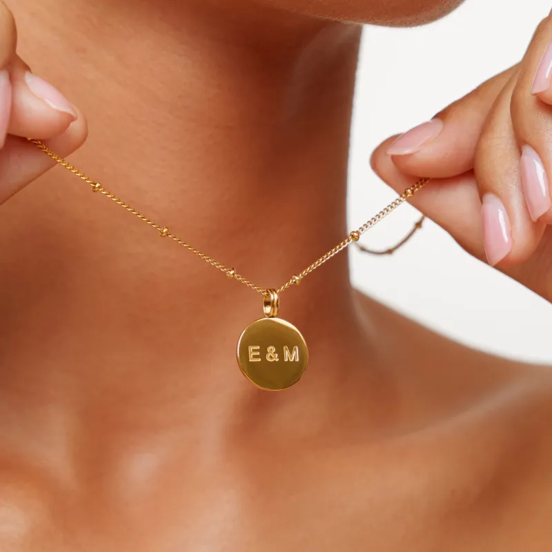 Dainty Medallion Necklace made by Atolea