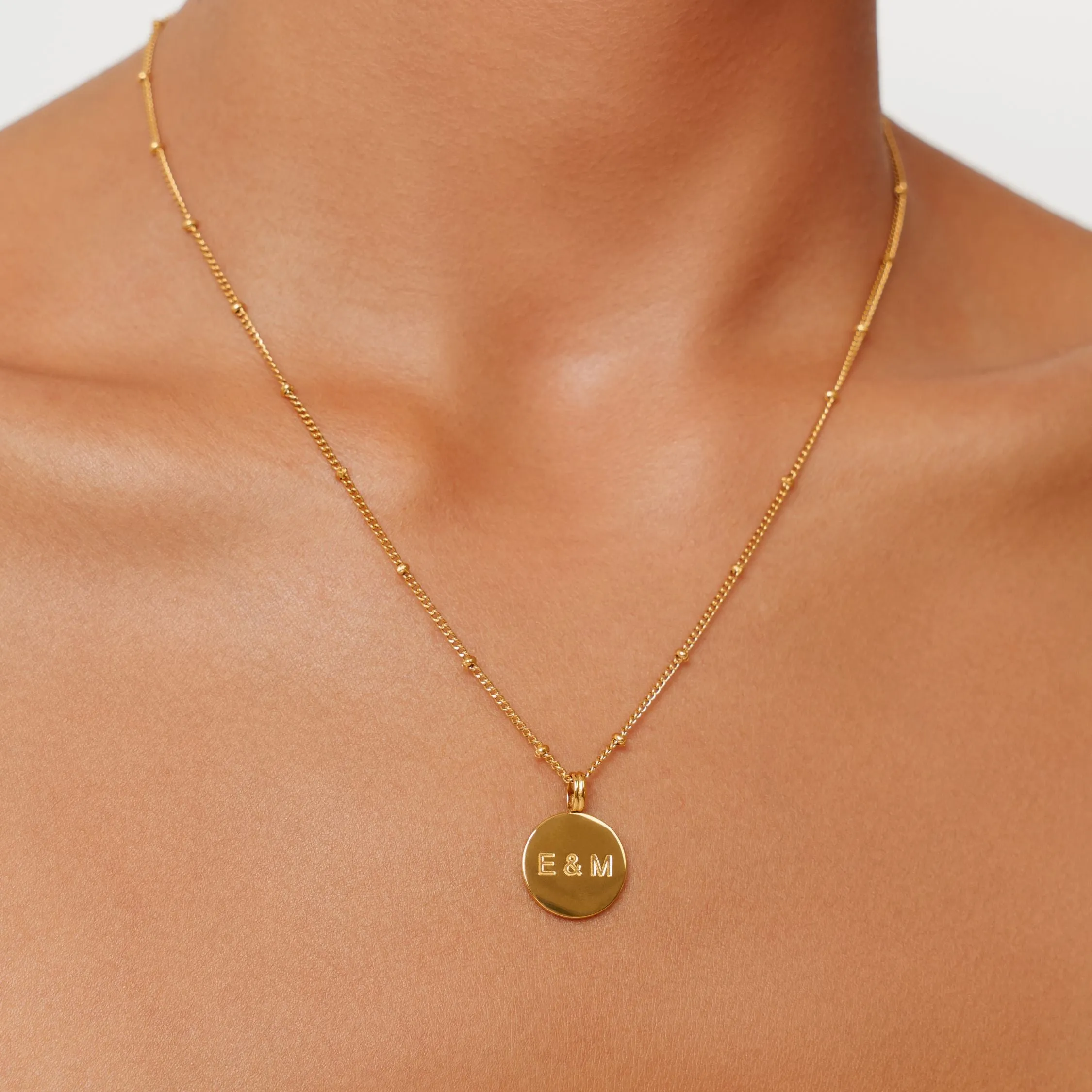 Dainty Medallion Necklace sold by Atolea product image thumbnail 2
