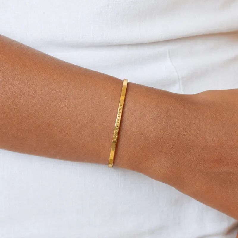 Engravable Bangle made by Atolea