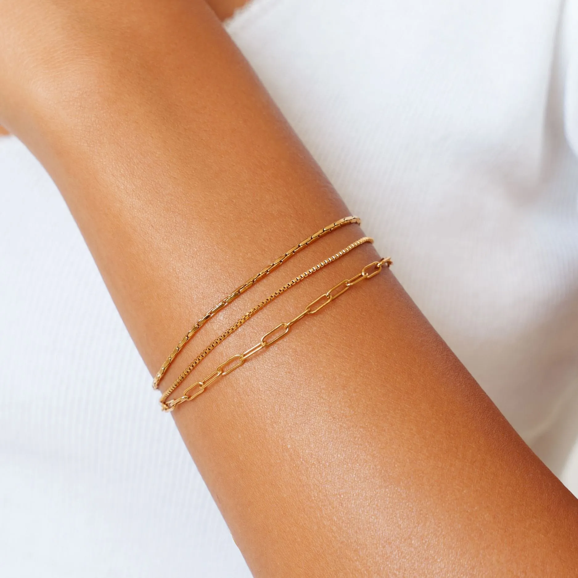 Golden Layered Bracelet sold by Atolea