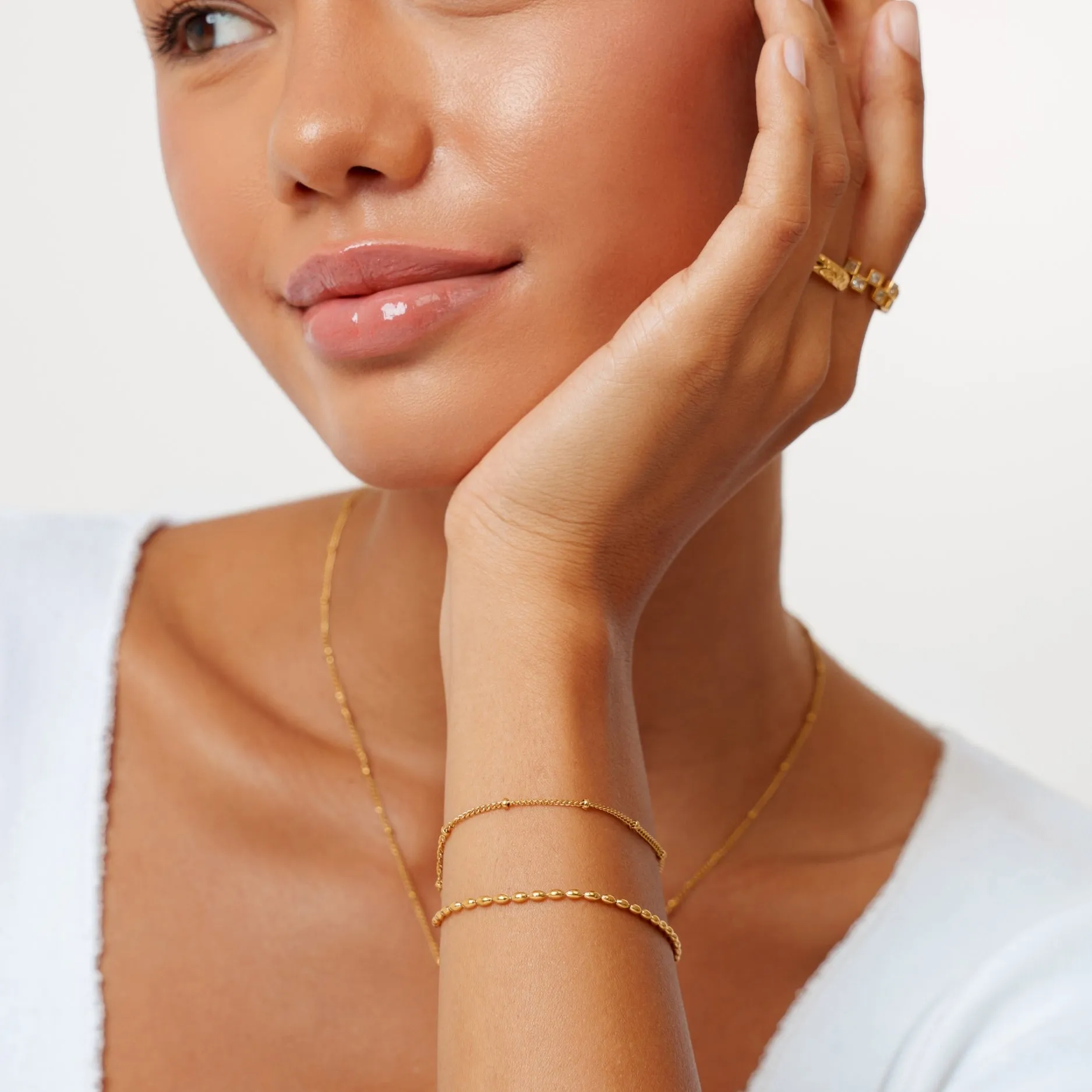 Layered Pebble Bracelet sold by Atolea product image thumbnail 4