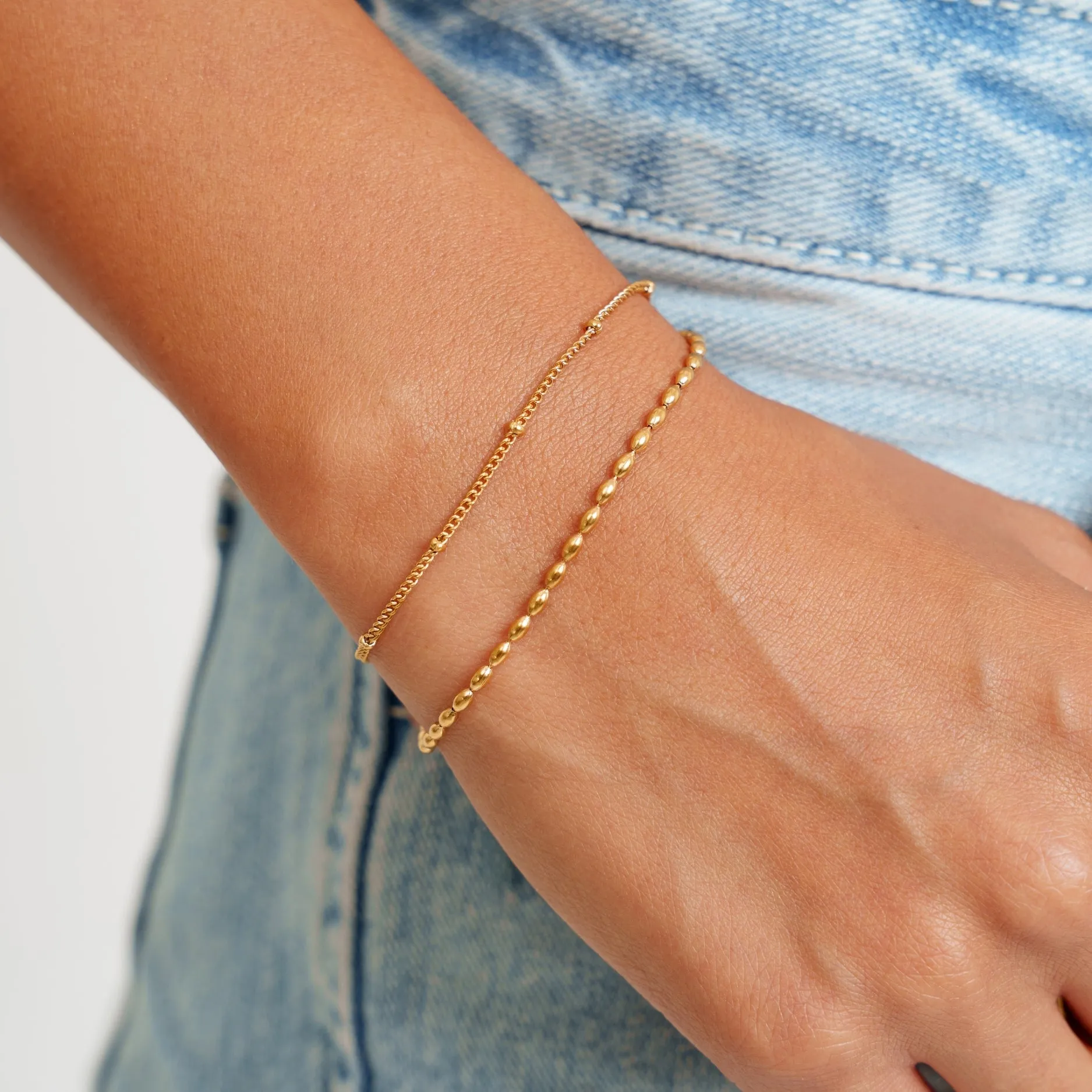 Layered Pebble Bracelet sold by Atolea product image thumbnail 5