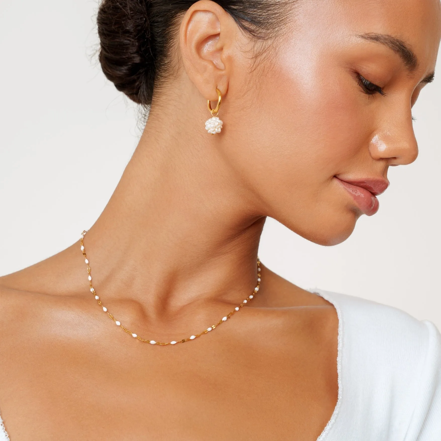 White Dainty Choker sold by Atolea product image thumbnail 4
