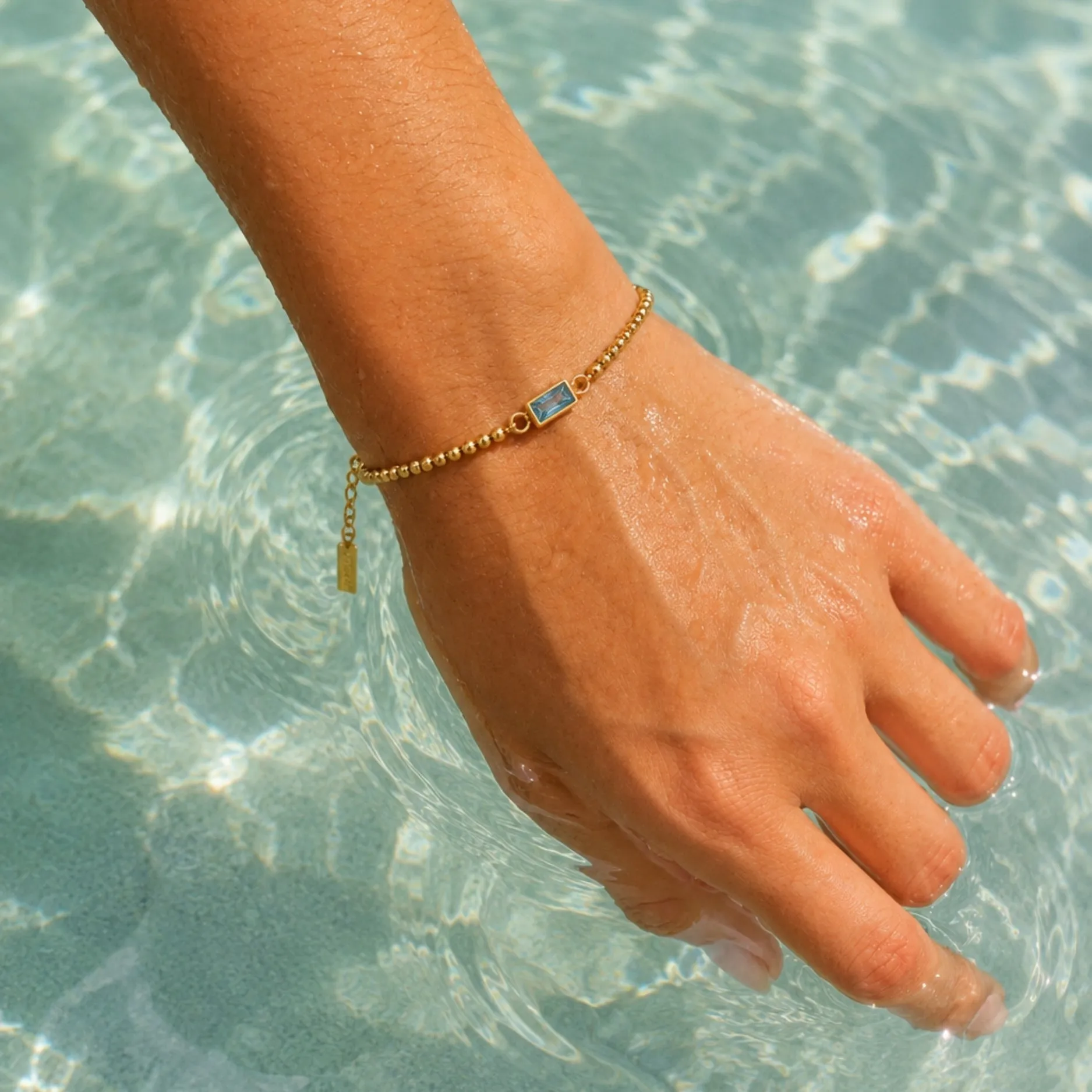 Beaded Birthstone Bracelet sold by Atolea product image thumbnail 3