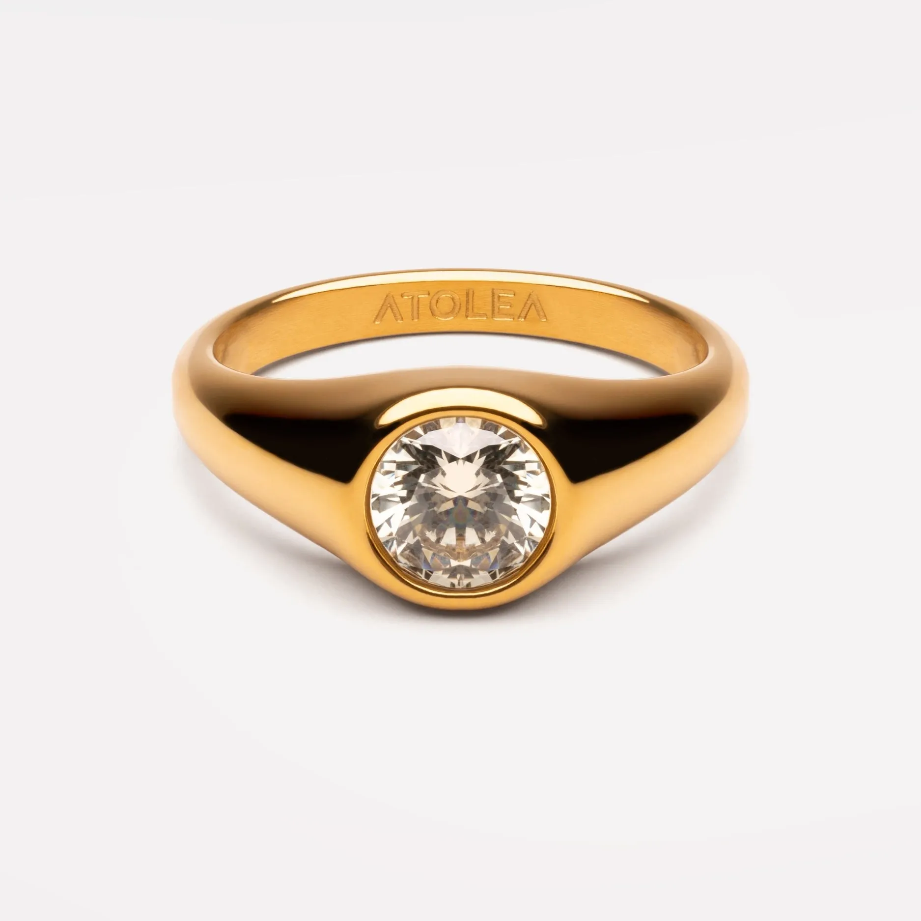 Soleil Signet Ring sold by Atolea