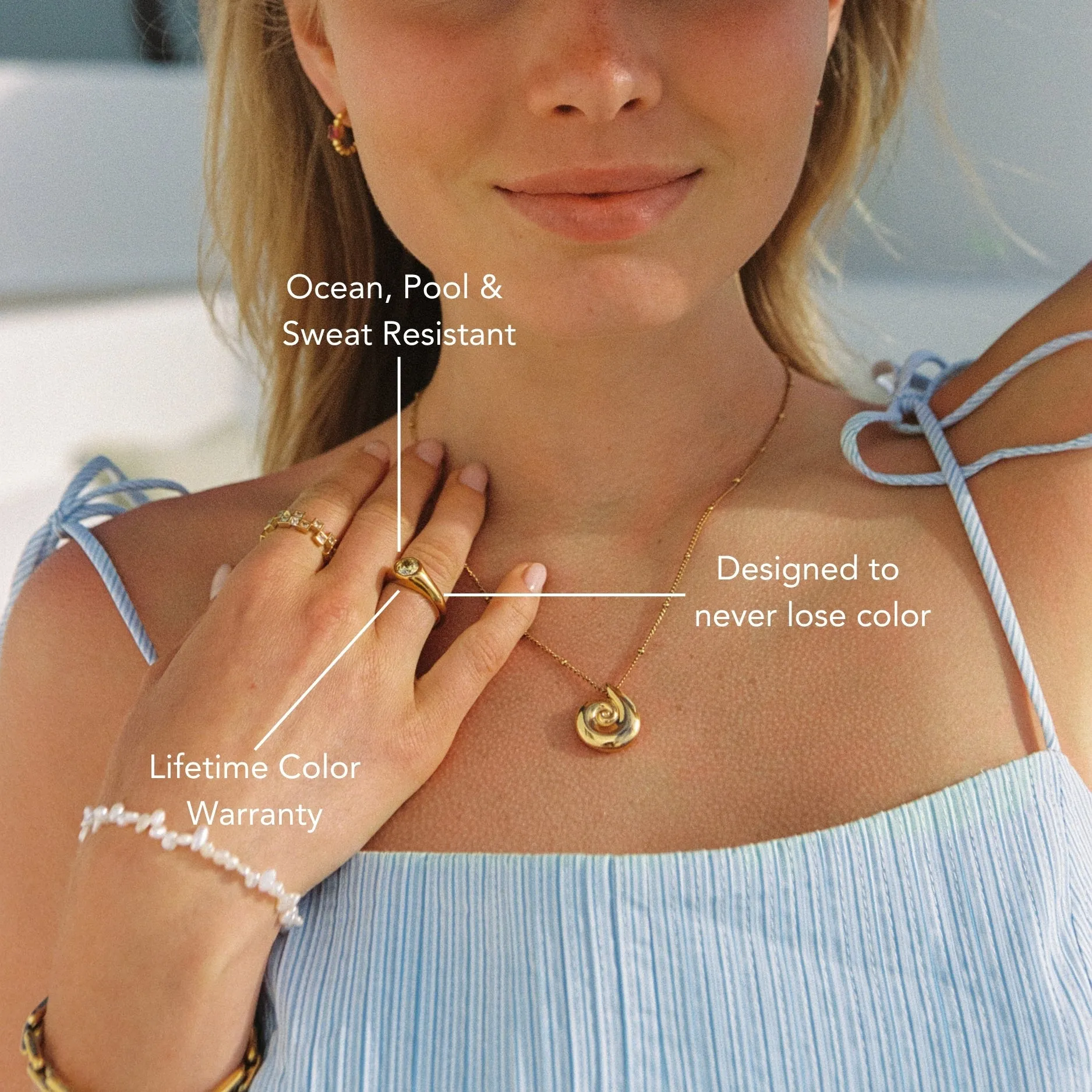Soleil Signet Ring sold by Atolea product image thumbnail 5