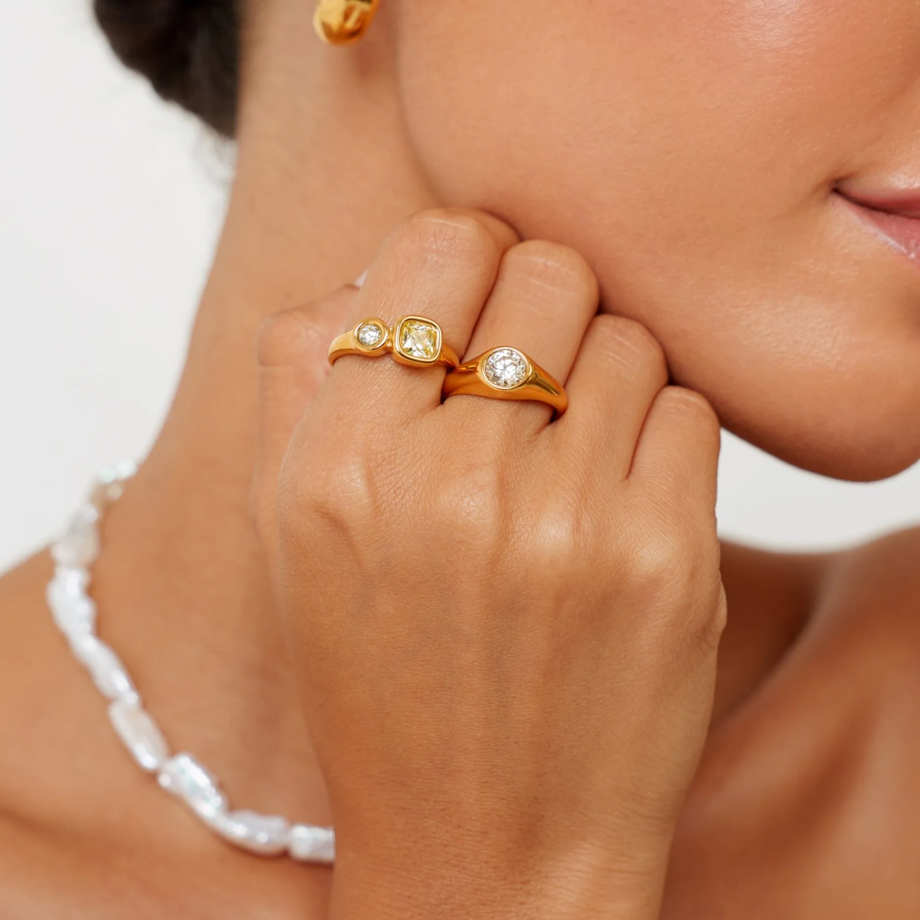 Soleil Signet Ring sold by Atolea product image thumbnail 2