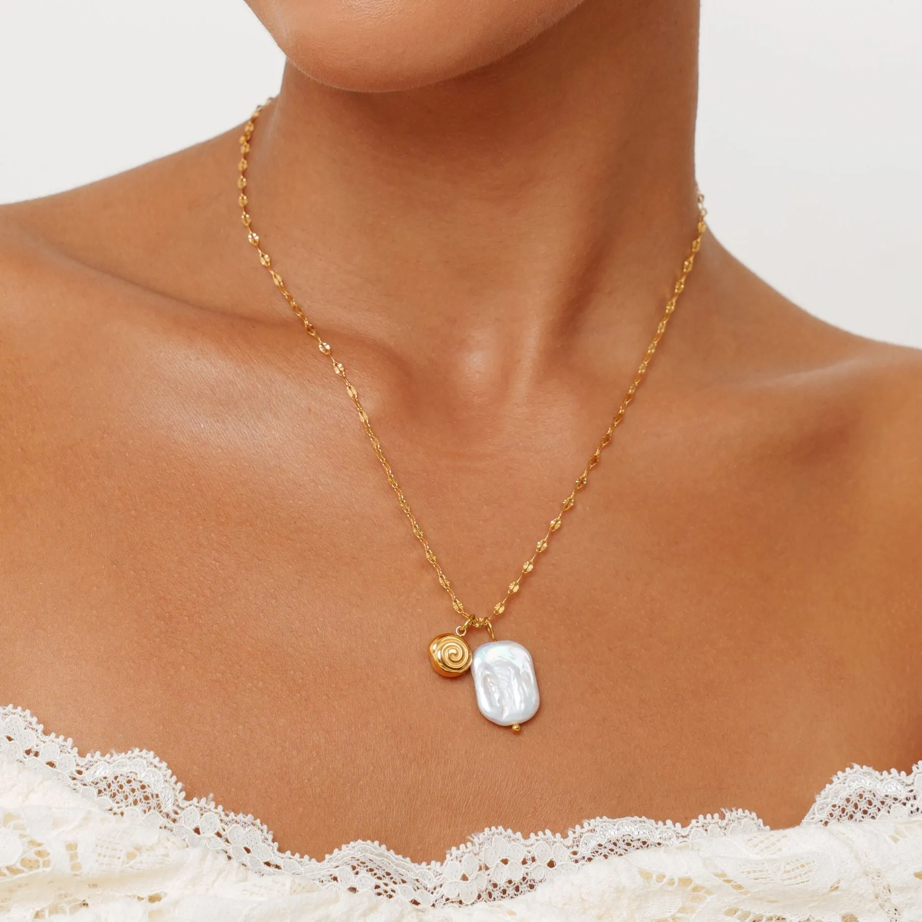 Seashell Cove Necklace sold by Atolea