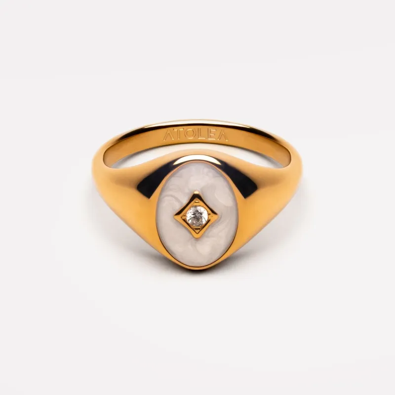 Polar Signet Ring made by Atolea