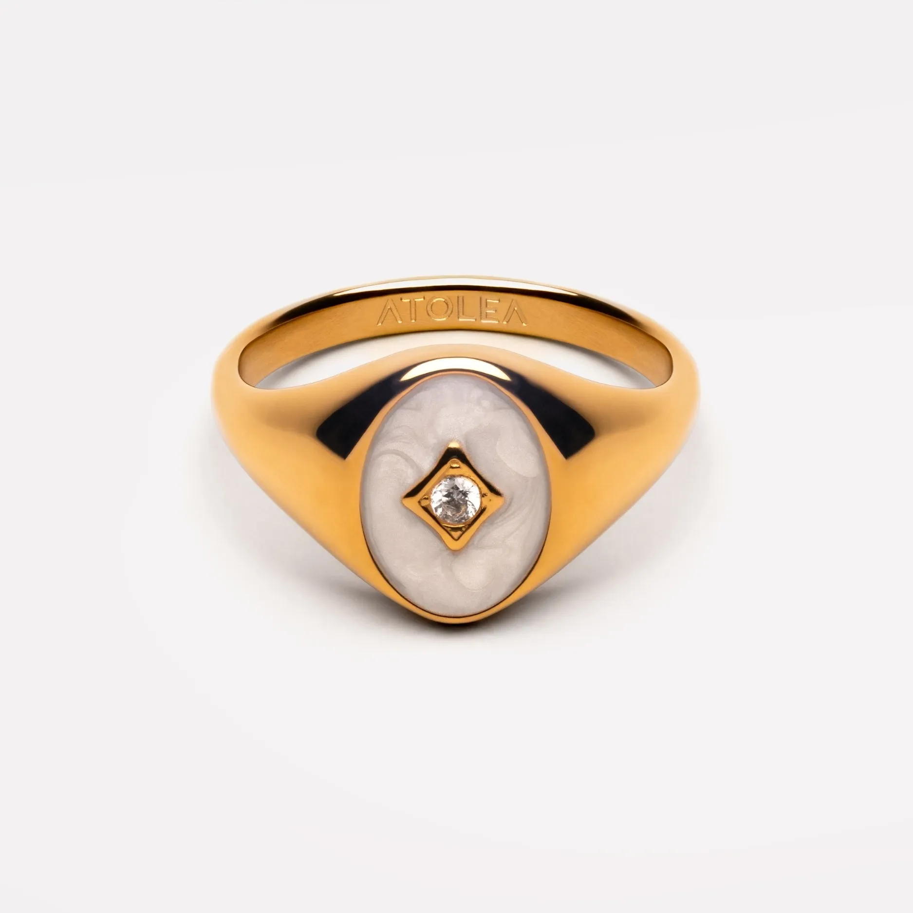 Polar Signet Ring sold by Atolea