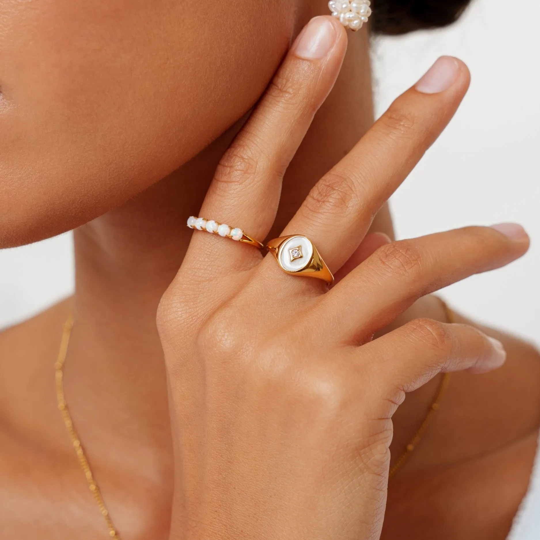 Opal Band Ring sold by Atolea product image thumbnail 2